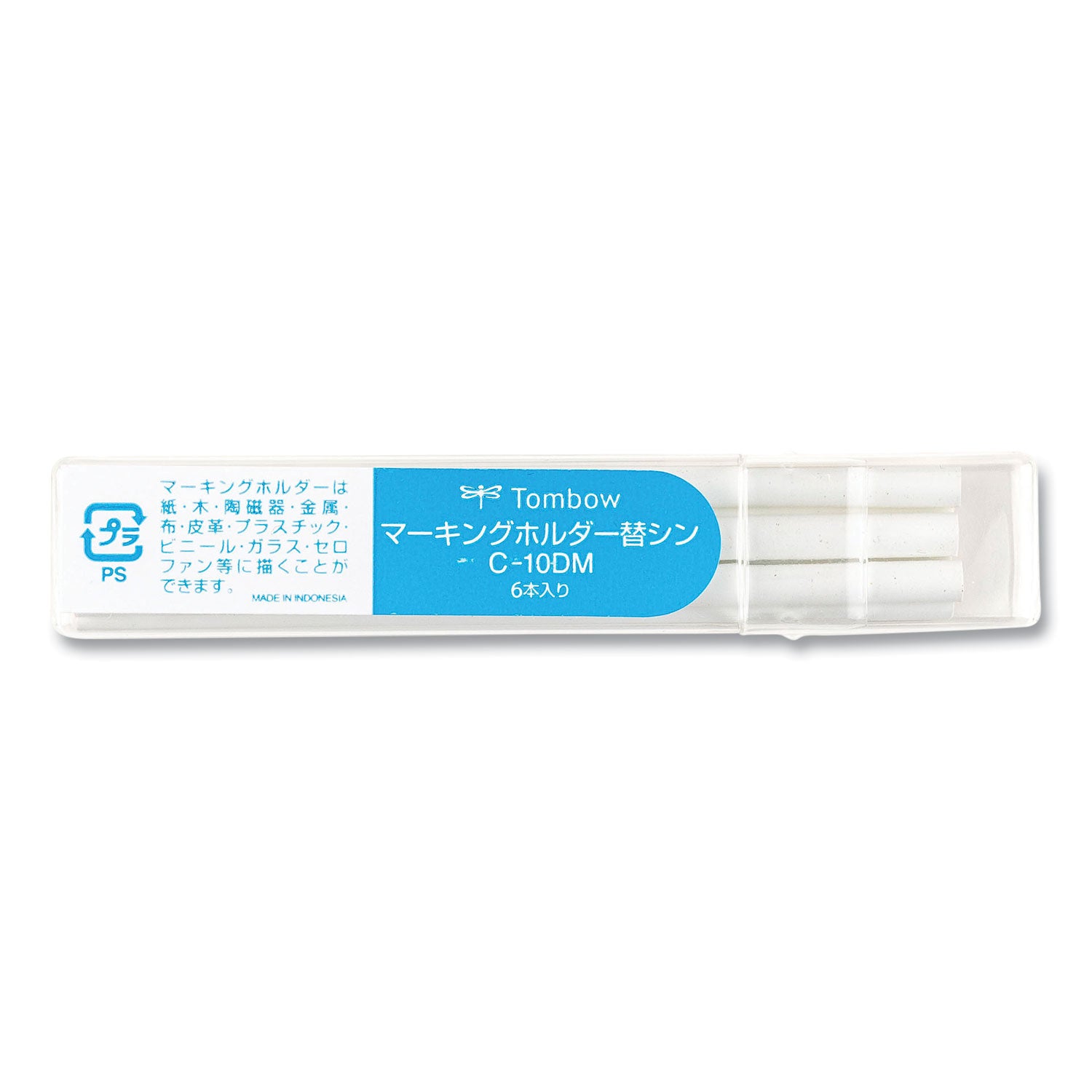 mechanical-wax-based-marking-pencil-refills-44-mm-white-10-box_tom51539 - 2