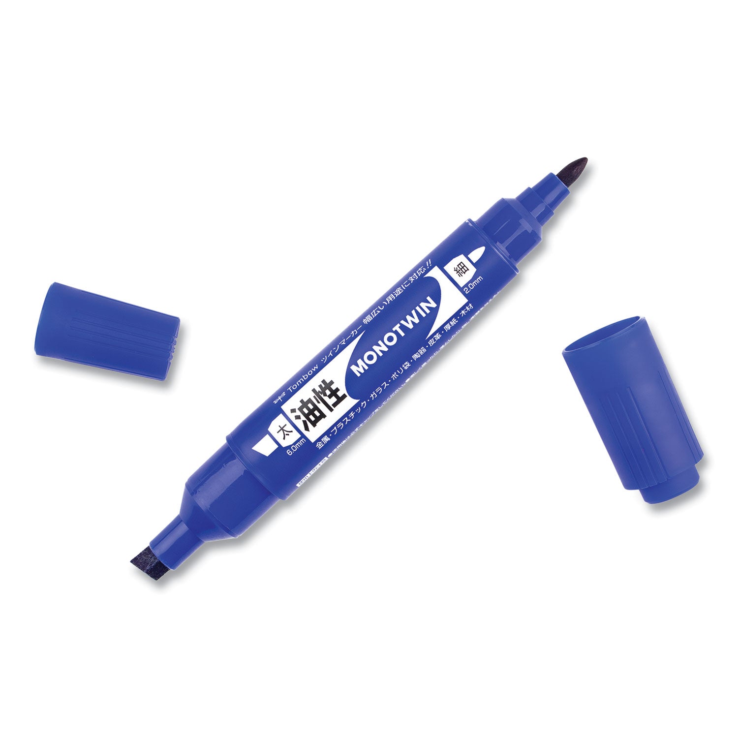 mono-twin-bold-permanent-marker-fine-broad-tips-blue-10-box_tom56648 - 2