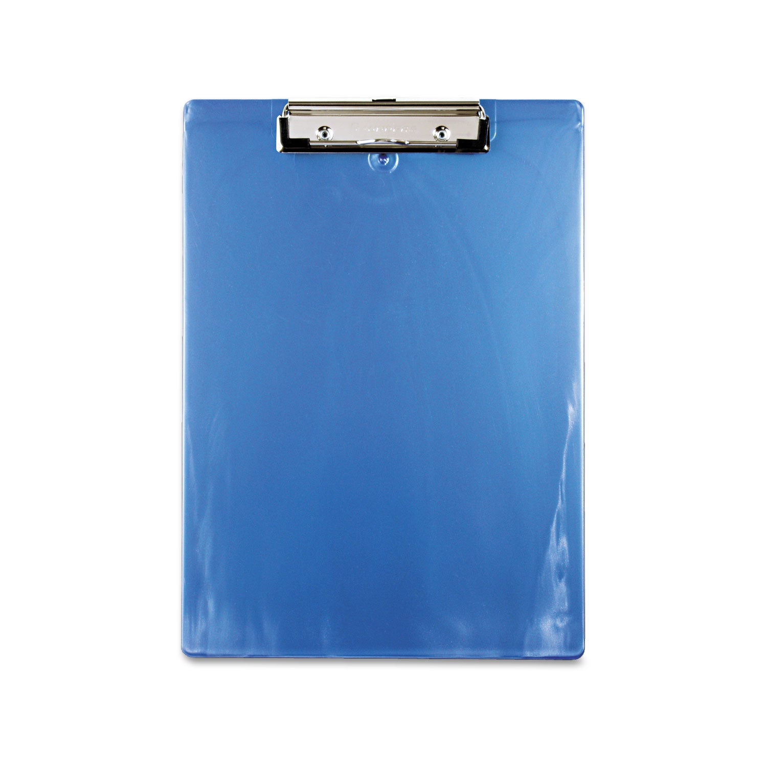 Recycled Plastic Clipboard, 0.5" Clip Capacity, Holds 8.5 x 11 Sheets, Ice Blue -