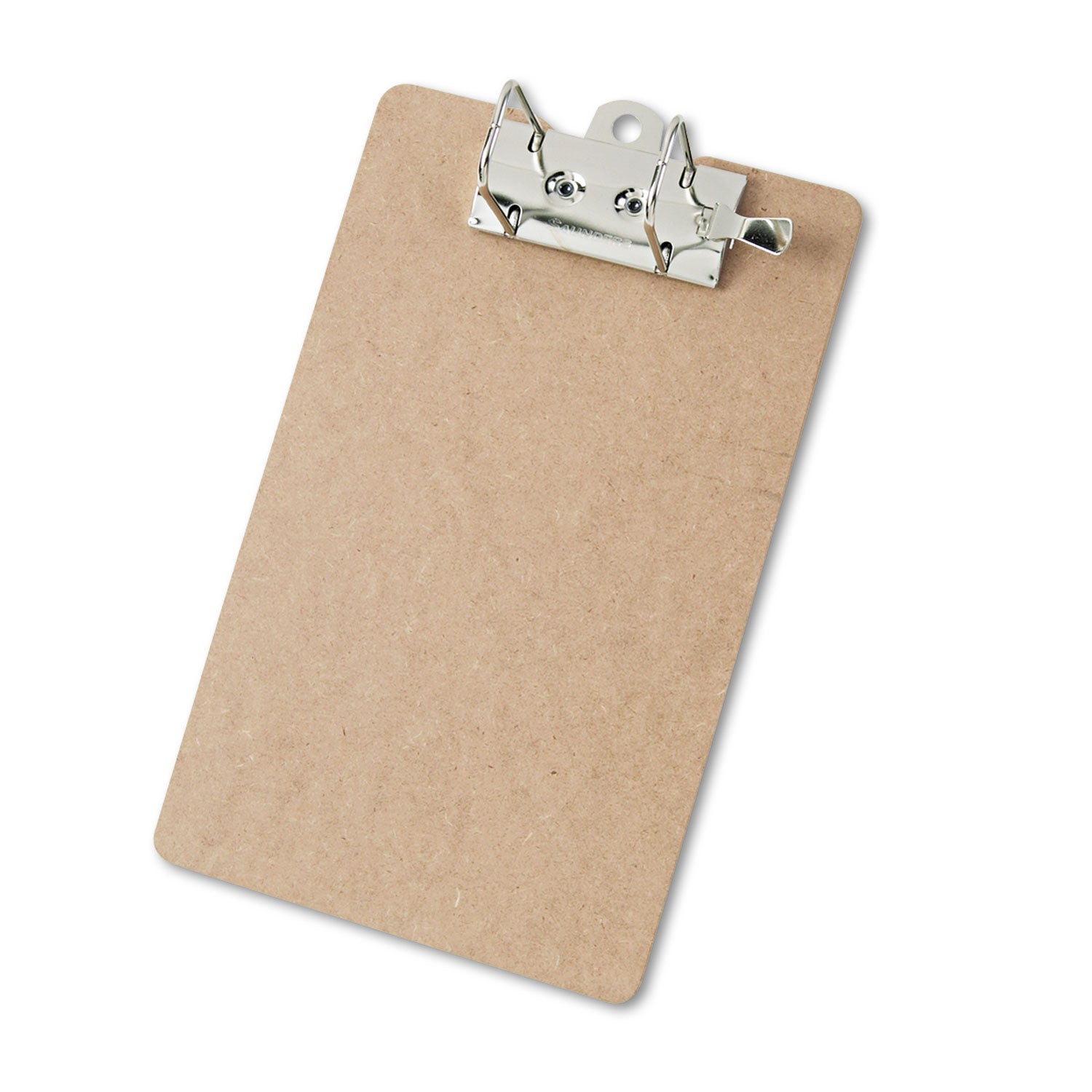 Recycled Hardboard Archboard Clipboard, 2.5" Clip Capacity, Holds 8.5 x 11 Sheets, Brown -