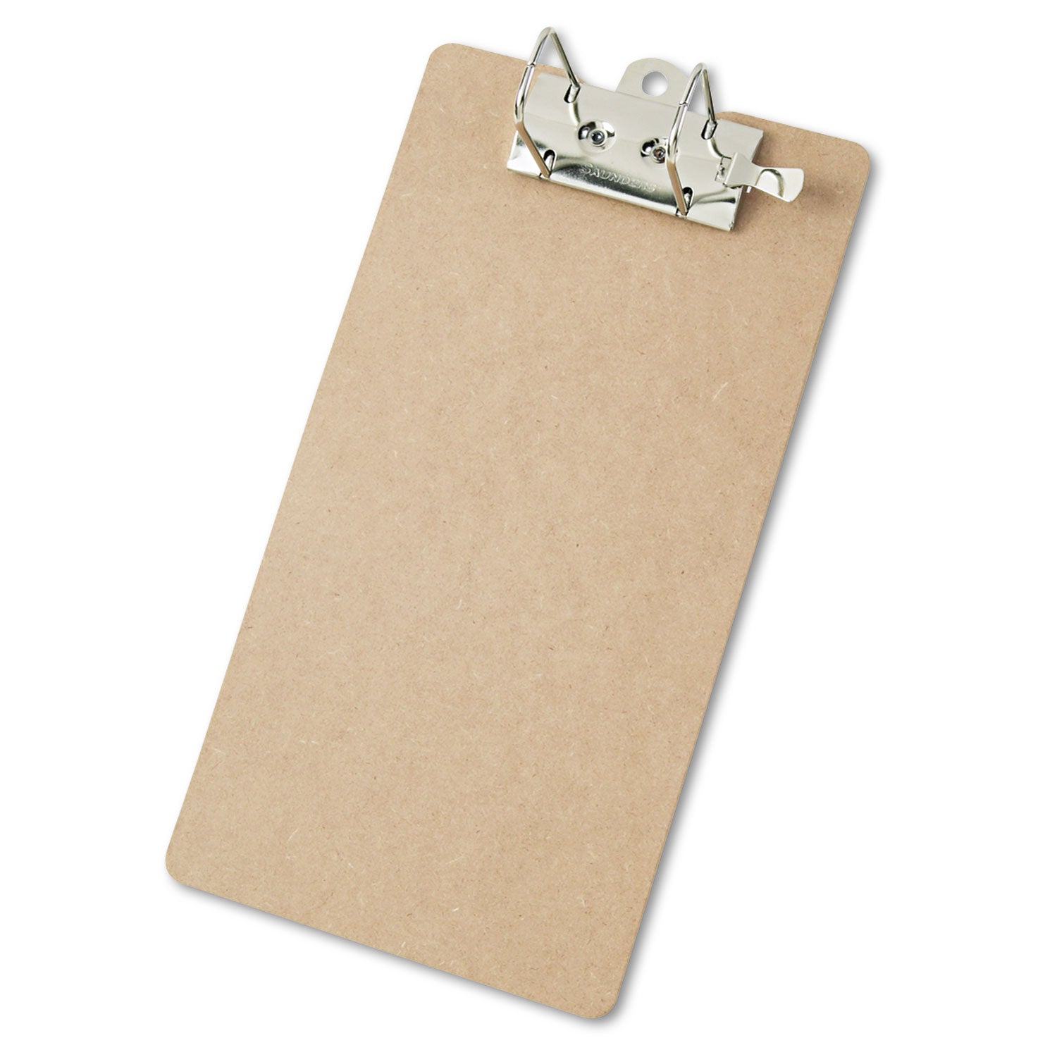 Recycled Hardboard Archboard Clipboard, 2.5" Clip Capacity, Holds 8.5 x 14 Sheets, Brown -