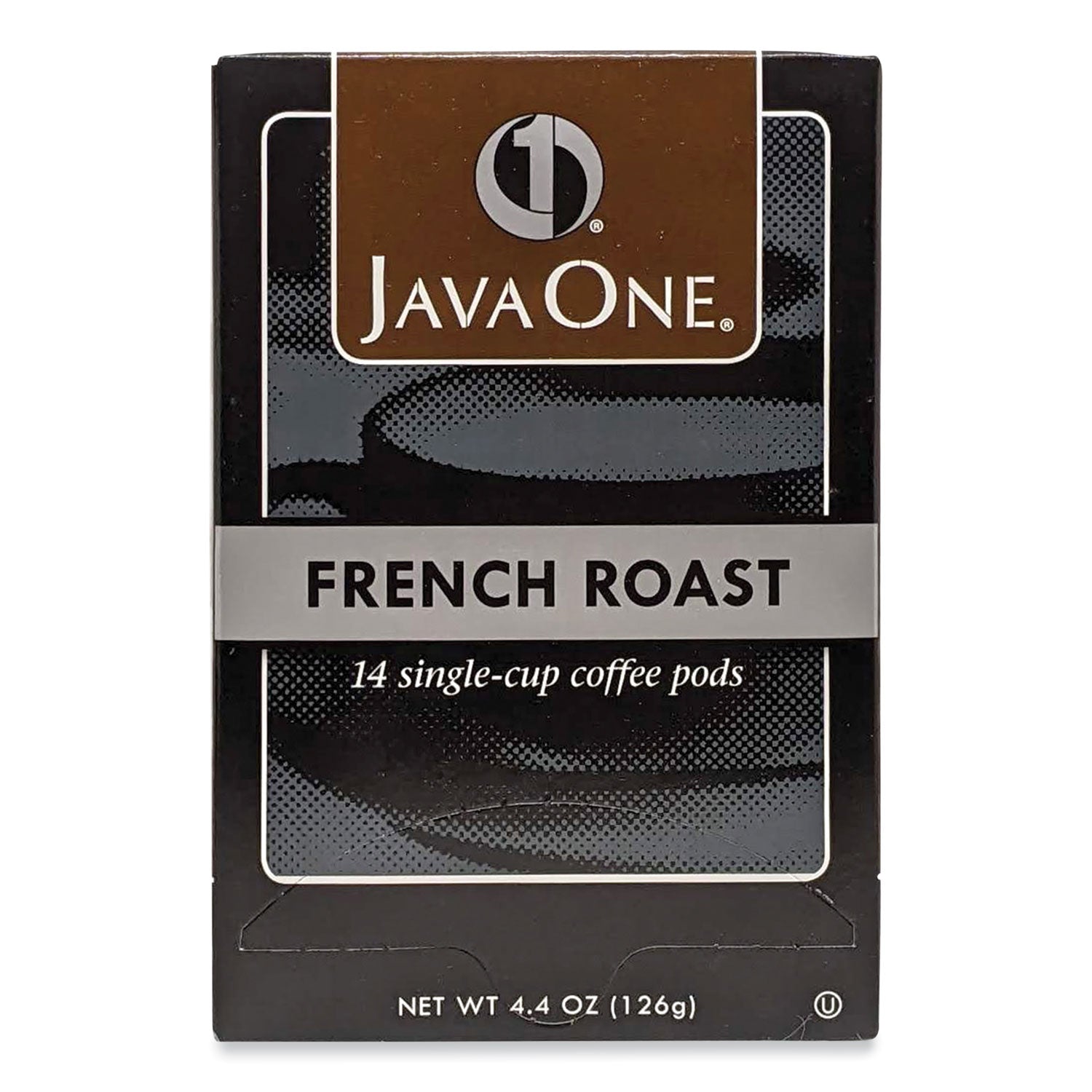 Coffee Pods, French Roast, Single Cup, 14/Box -