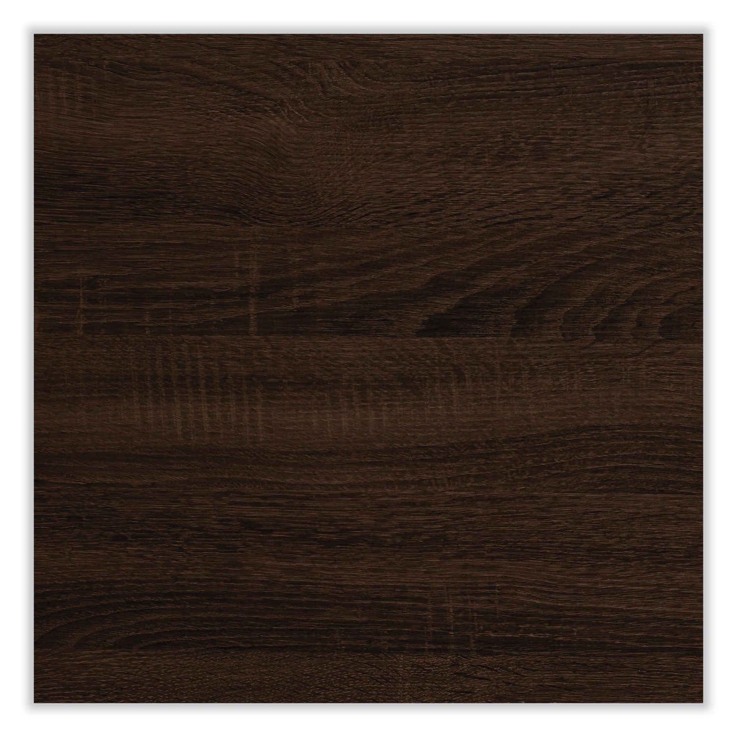 Safco Mirella End Table - 20" x 20"25" , 1.6" Table Top - 3 Shelve(s) - Material: Laminate, Medium Density Fiberboard (MDF) - Finish: Southern Tobacco, Powder Coated - 2