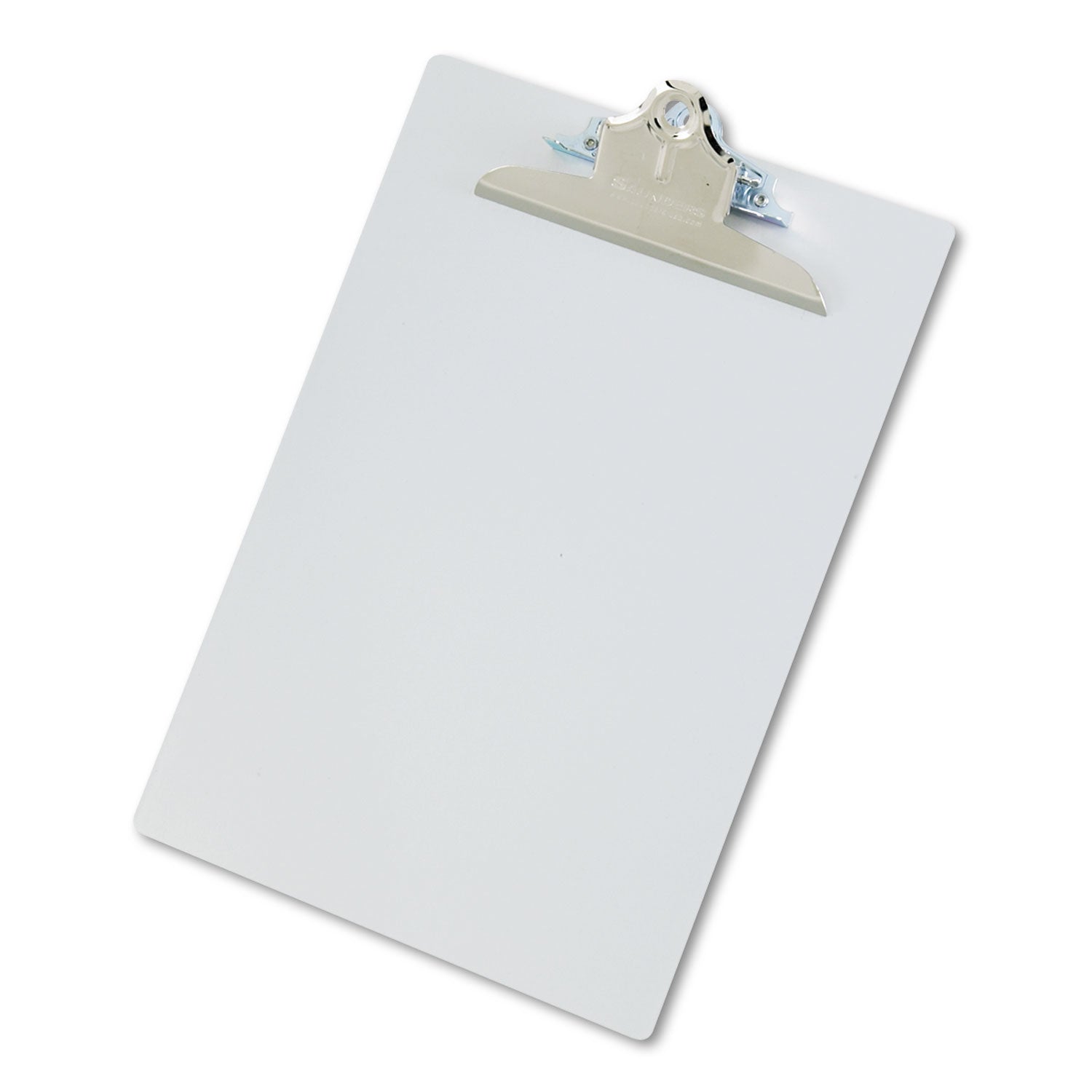 Recycled Aluminum Clipboard with High-Capacity Clip, 1" Clip Capacity, Holds 8.5 x 11 Sheets, Silver -