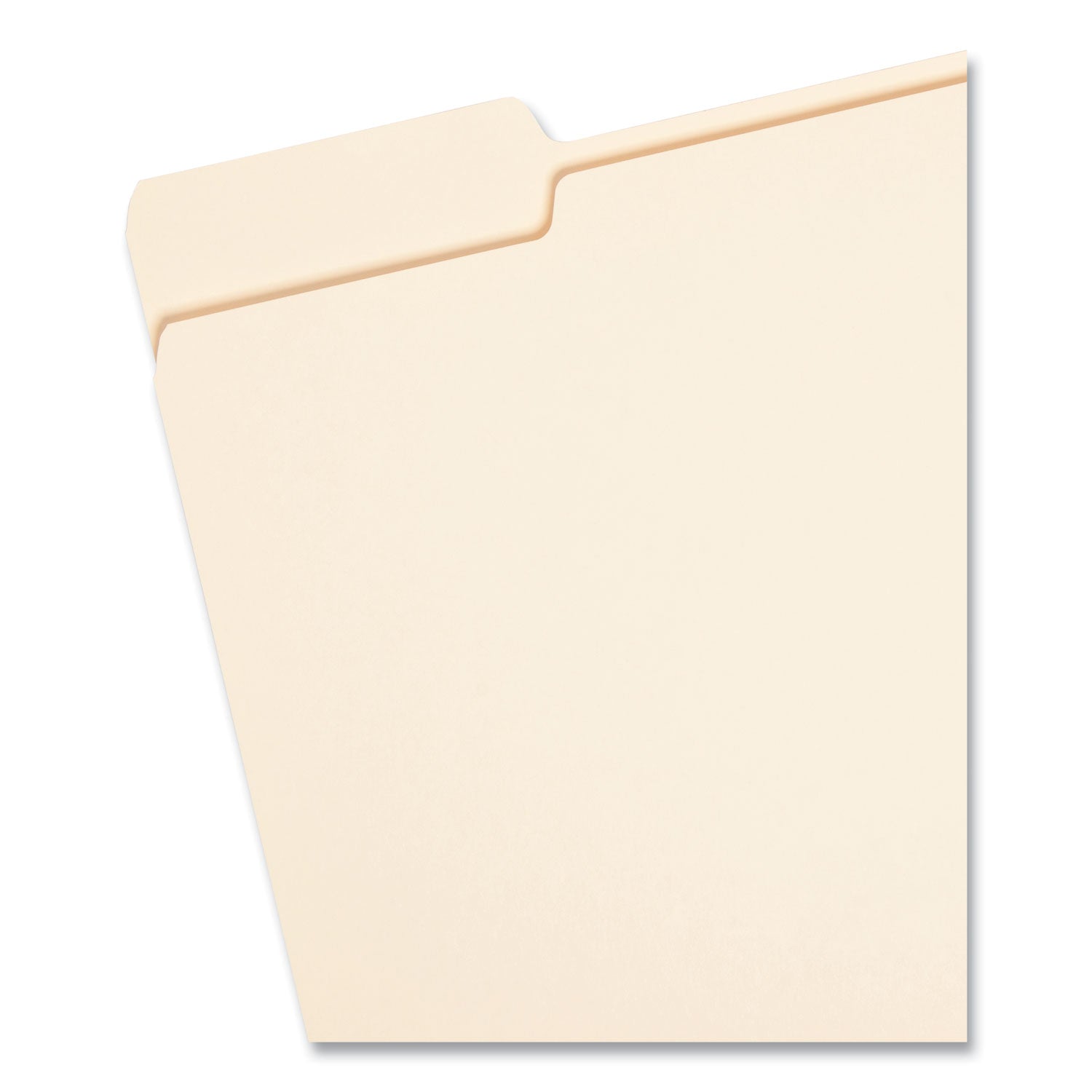 Top Tab File Folders with Antimicrobial Product Protection, 1/3-Cut Tabs: Assorted, Letter, 0.75" Expansion, Manila, 100/Box -