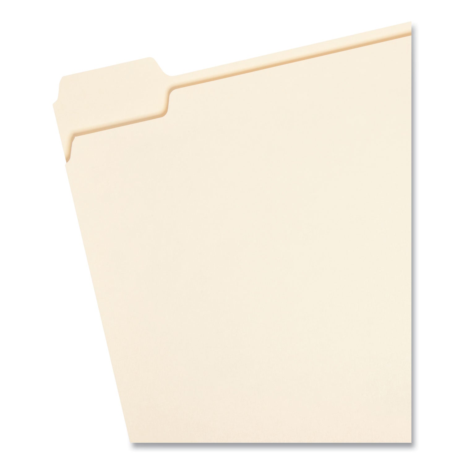 Manila File Folders, 1/5-Cut Tabs: Assorted, Letter Size, 0.75" Expansion, Manila, 100/Box -