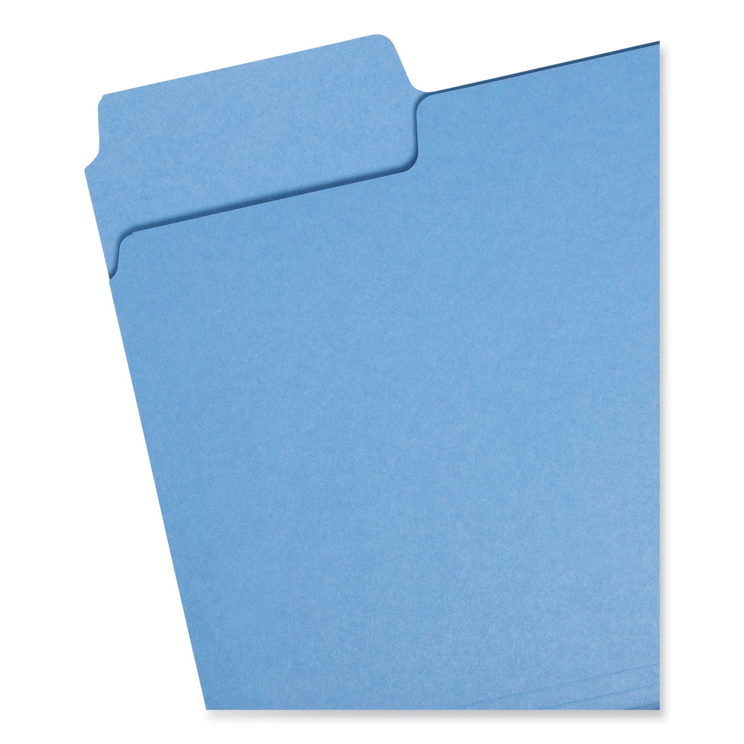 SuperTab Colored File Folders, 1/3-Cut Tabs: Assorted, Letter Size, 0.75" Expansion, 14-pt Stock, Assorted Colors, 50/Box -