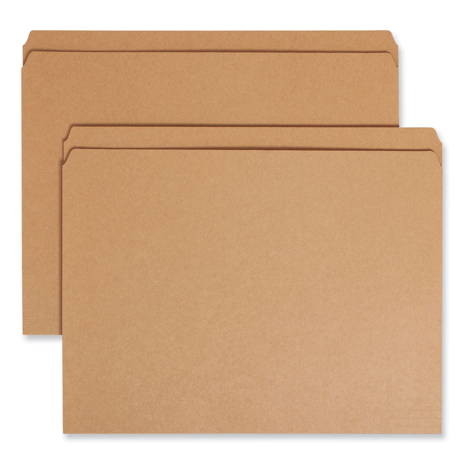 Heavyweight Kraft File Folder, Straight Tabs, Letter Size, 0.75" Expansion, 11-pt Kraft, Brown, 100/Box -
