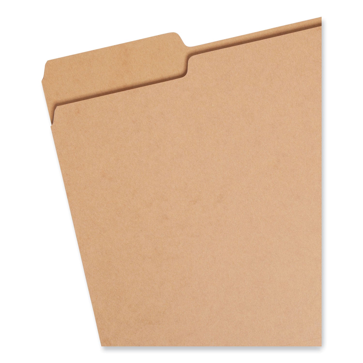 Heavyweight Kraft File Folder, 1/3-Cut Tabs: Assorted, Letter Size, 0.75" Expansion, 17-pt Kraft, Brown, 50/Box -
