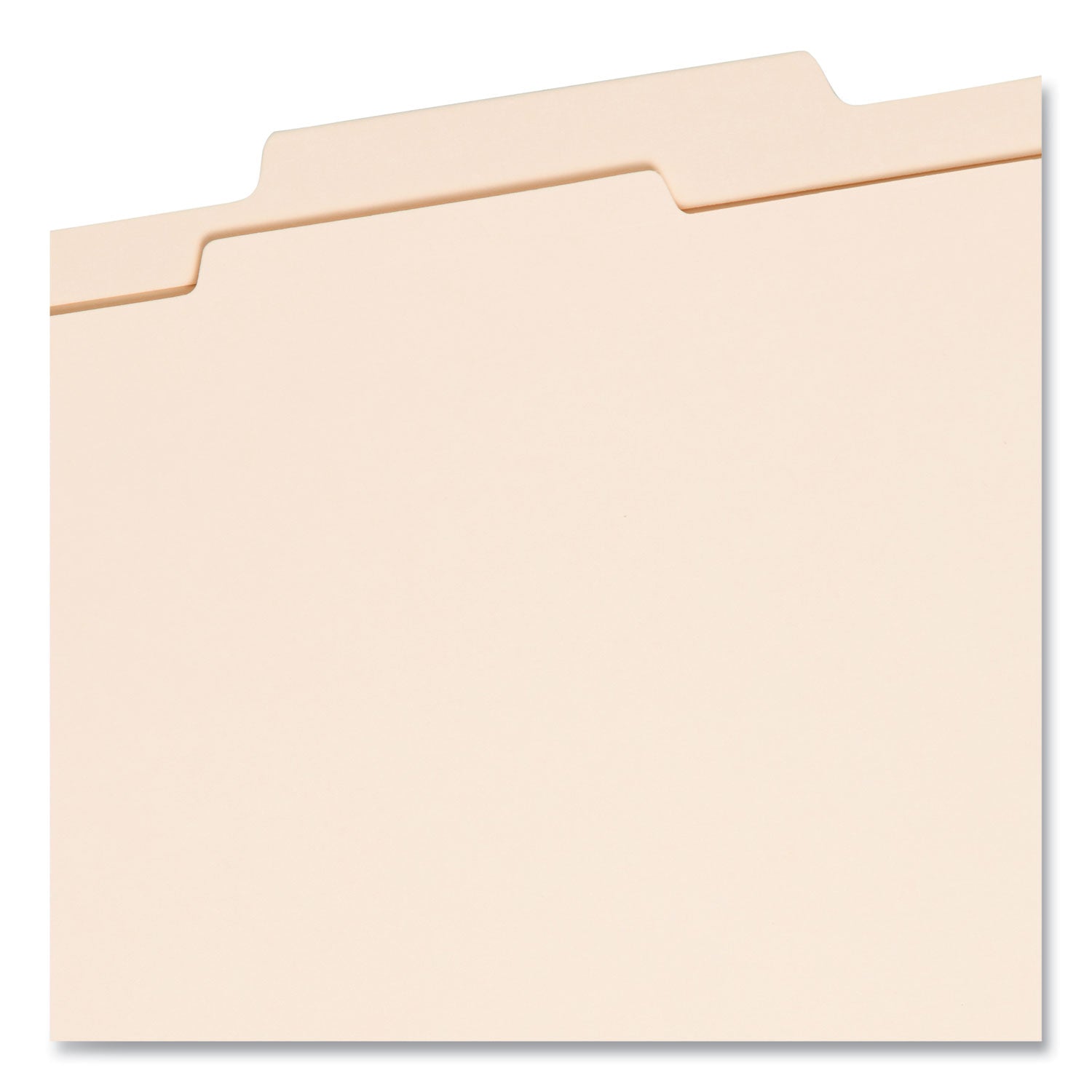Four-Section Top Tab Classification Folders, 2" Expansion, 1 Divider, 4 Fasteners, Letter Size, Manila, 10/Box -