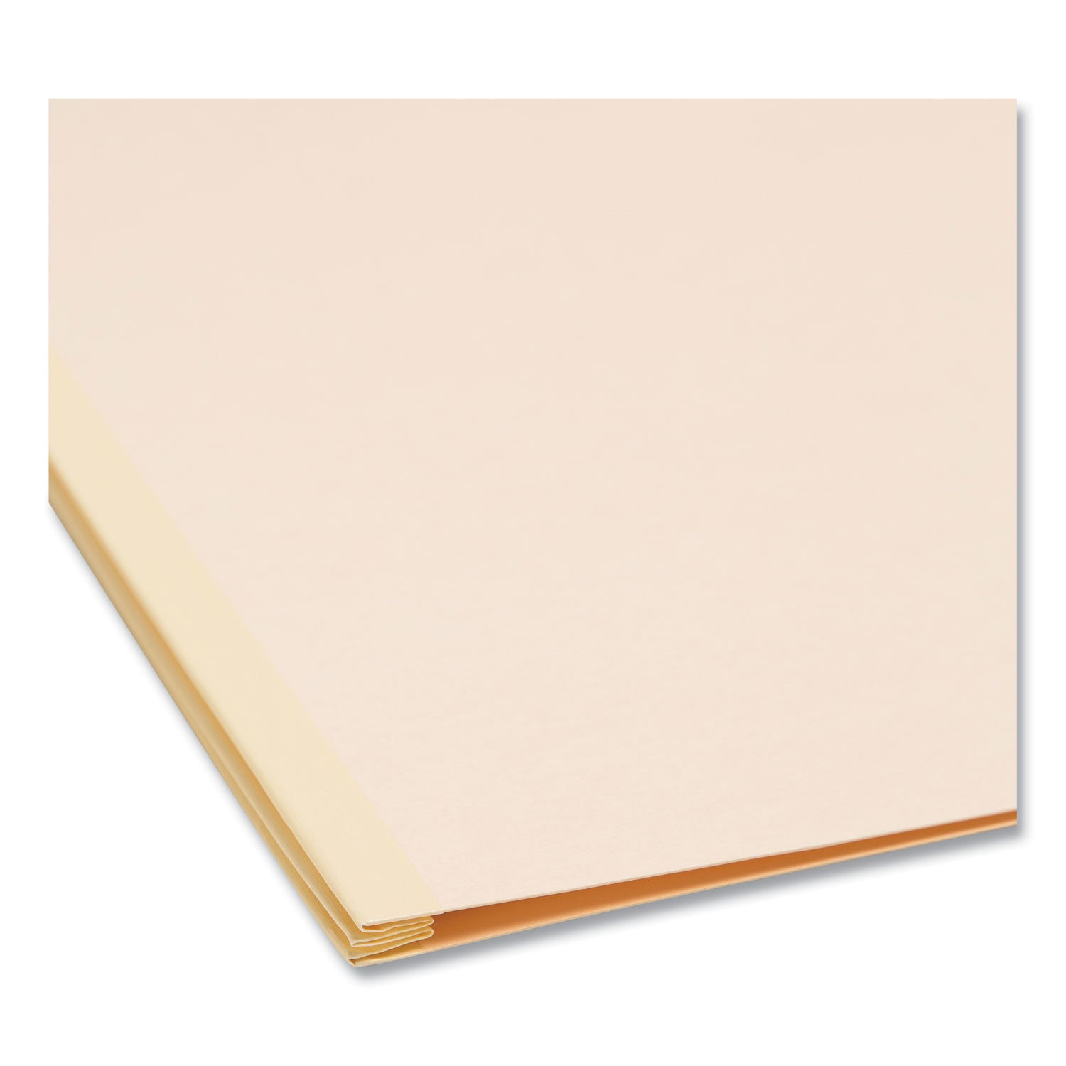 Four-Section Top Tab Classification Folders, 2" Expansion, 1 Divider, 4 Fasteners, Letter Size, Manila, 10/Box -