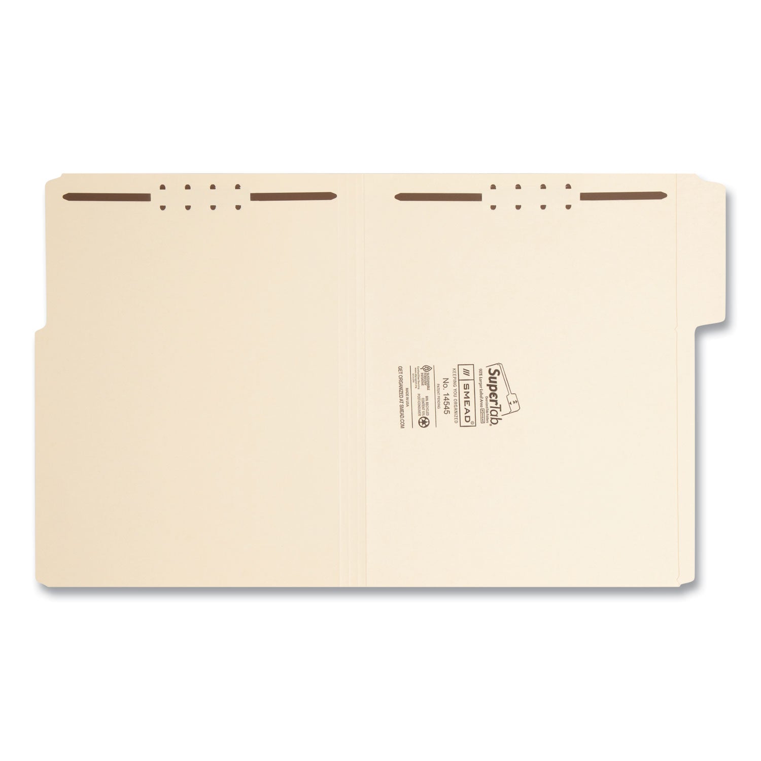 supertab-reinforced-guide-height-fastener-folders-14-pt-manila-075-expansion-2-fasteners-letter-size-manila-50-box_smd14545 - 2