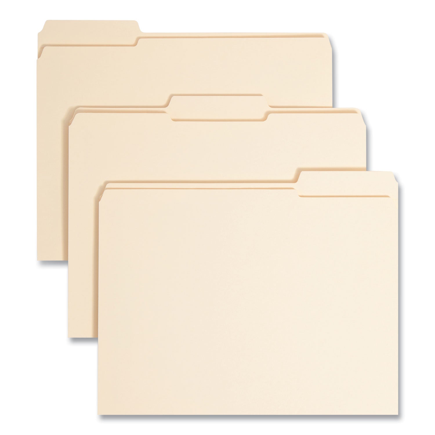 Top Tab Manila Expansion Fastener Folders, 1.5" Expansion, 2 Fasteners, Letter Size, Manila Exterior, 50/Box -