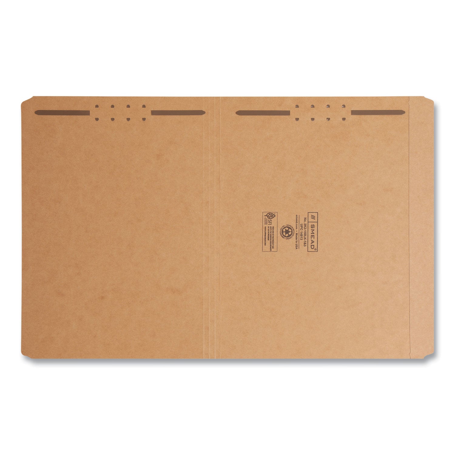 Kraft Fastener Folders, 0.75" Expansion, 2 Fasteners, Letter Size, Kraft Exterior, 50/Box -