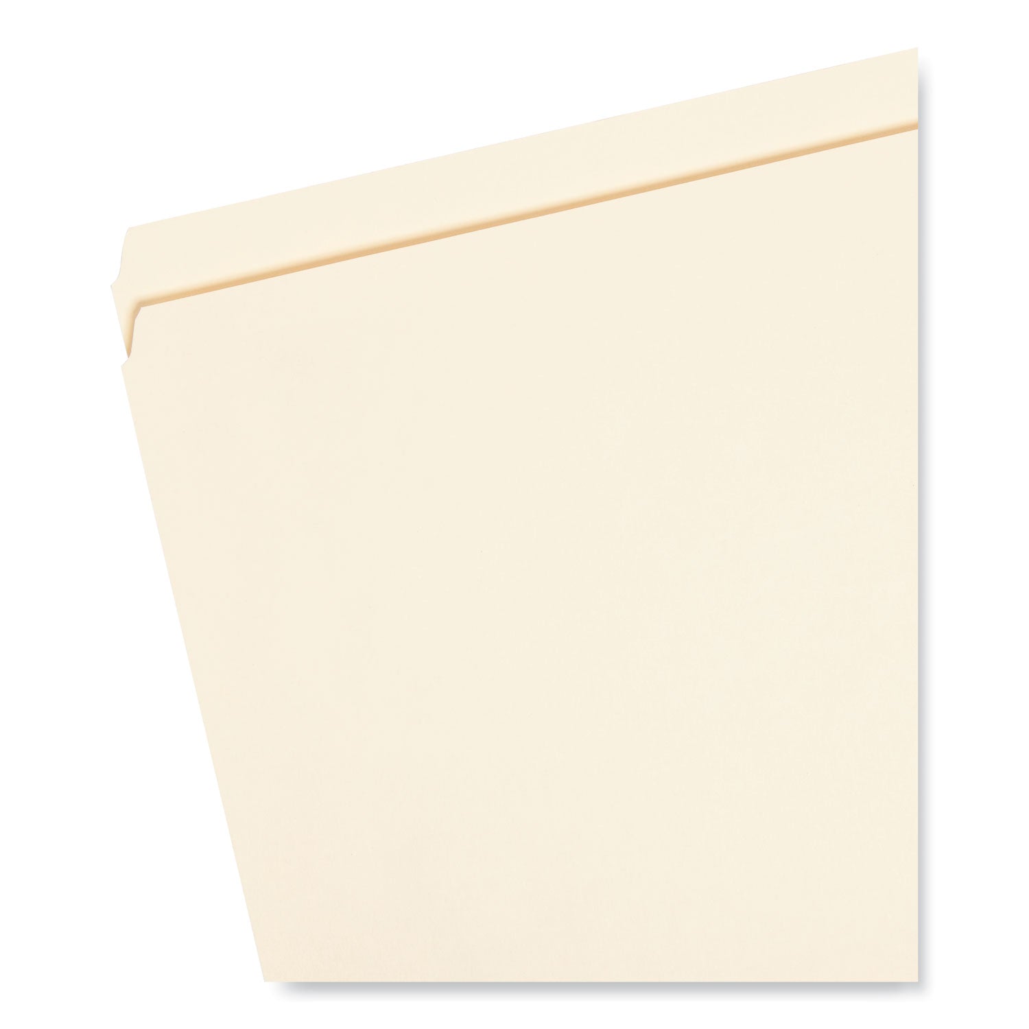Manila File Folders, Straight Tabs, Legal Size, 0.75" Expansion, Manila, 100/Box -