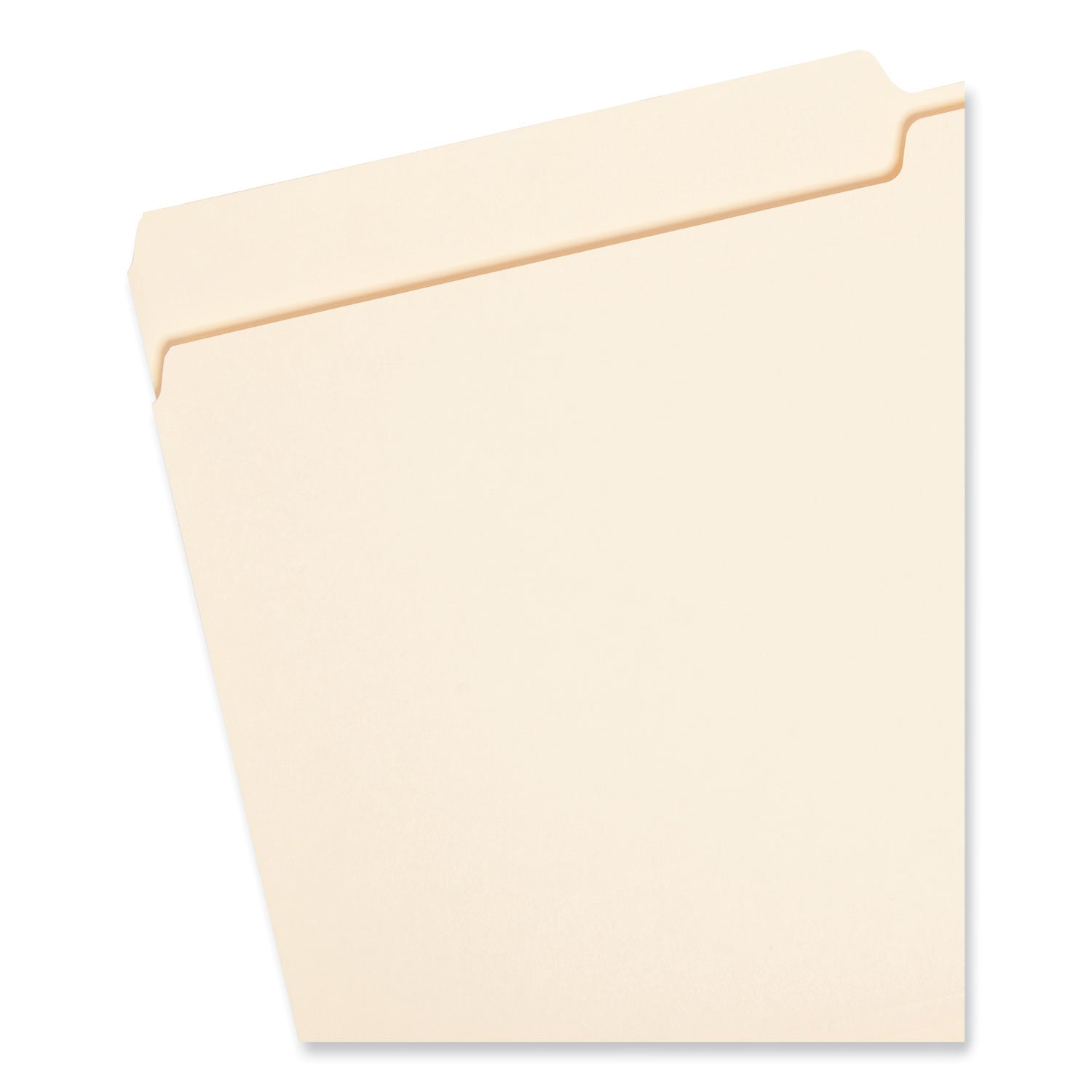 Manila File Folders, 1/2-Cut Tabs: Assorted, Legal Size, 0.75" Expansion, Manila, 100/Box -