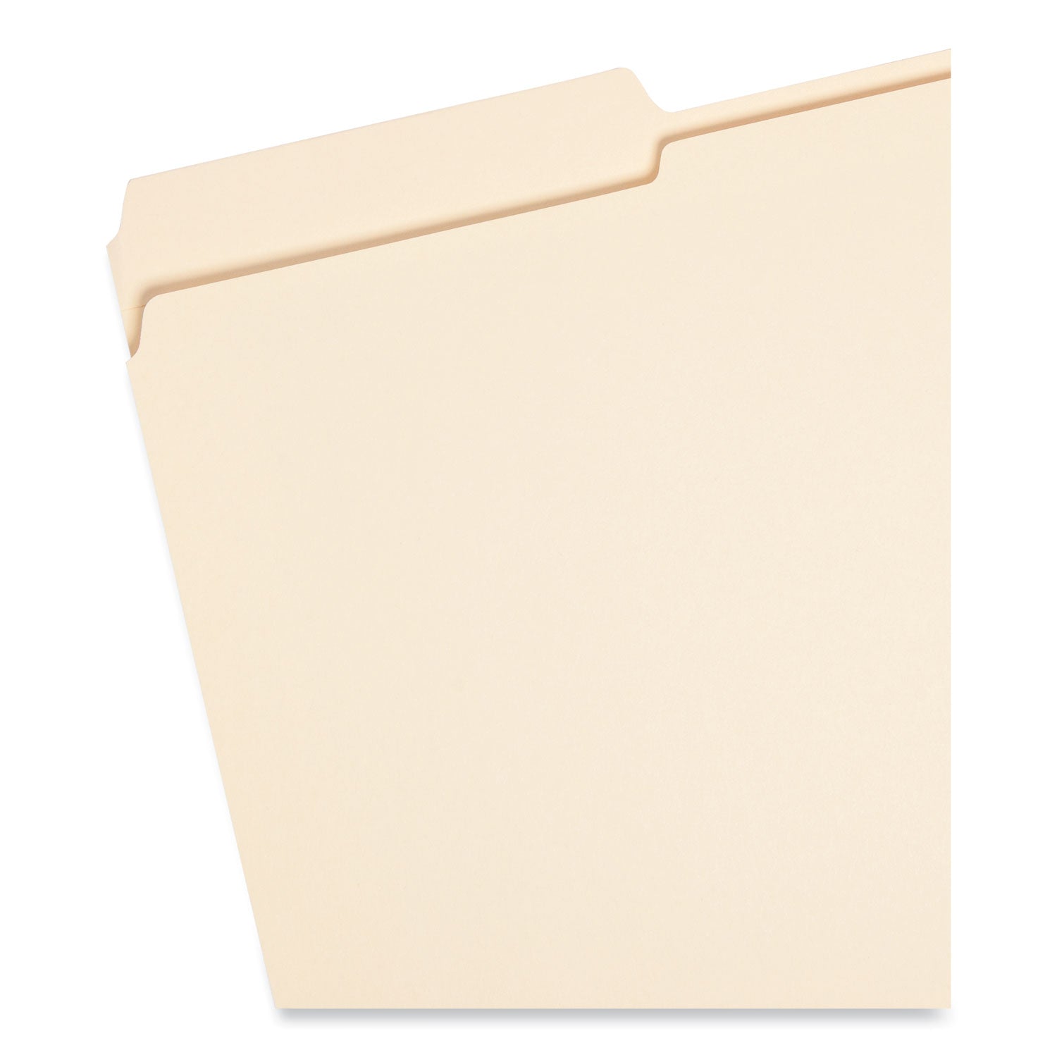 Reinforced Tab Manila File Folders, 1/3-Cut Tabs: Assorted, Legal Size, 0.75" Expansion, 11-pt Manila, 100/Box -