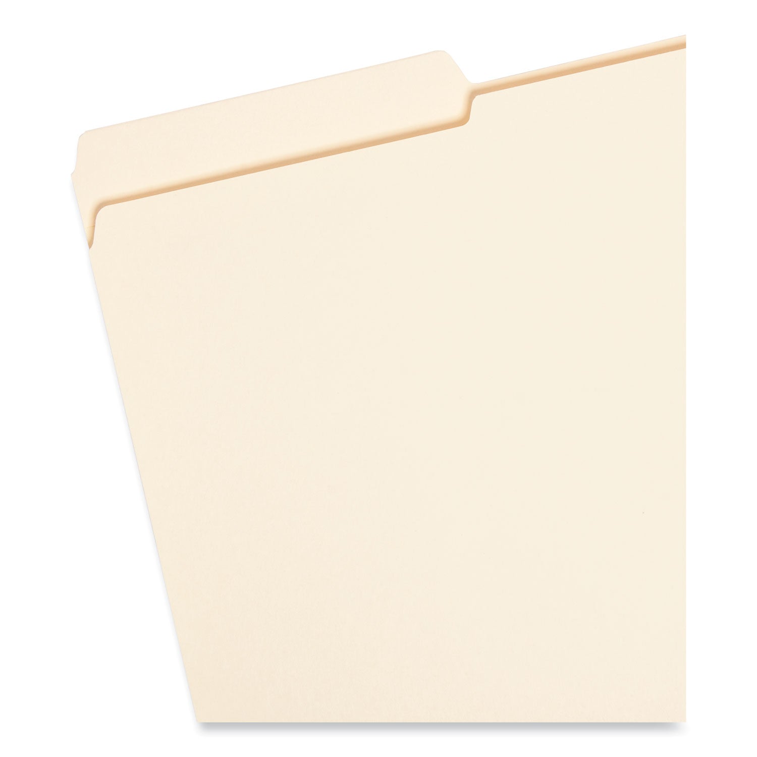 Reinforced Tab Manila File Folders, 1/3-Cut Tabs: Left Position, Legal Size, 0.75" Expansion, 11-pt Manila, 100/Box -