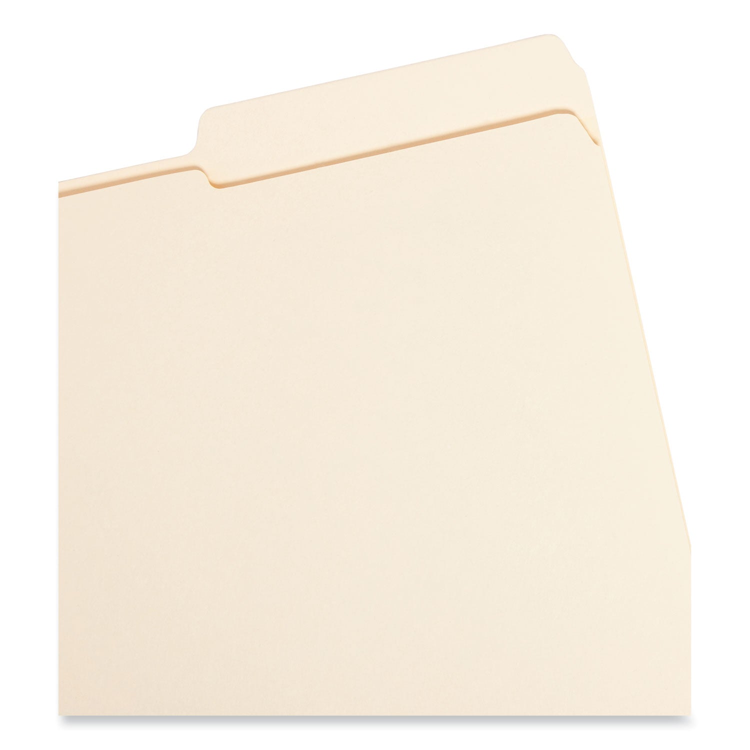 Reinforced Tab Manila File Folders, 1/3-Cut Tabs: Right Position, Legal Size, 0.75" Expansion, 11-pt Manila, 100/Box -