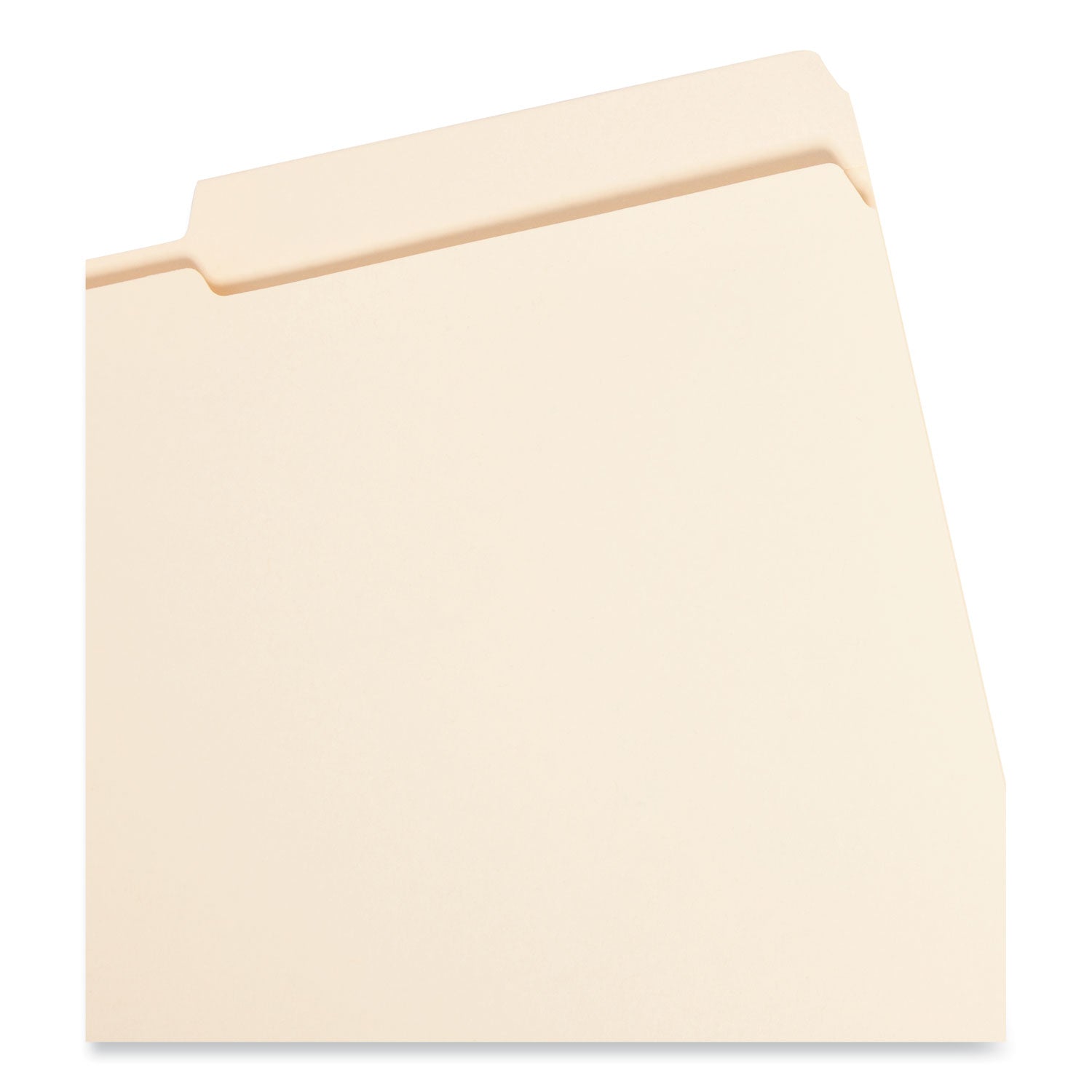 Reinforced Guide Height File Folders, 2/5-Cut Tabs: Right Position, Legal Size, 0.75" Expansion, Manila, 100/Box -