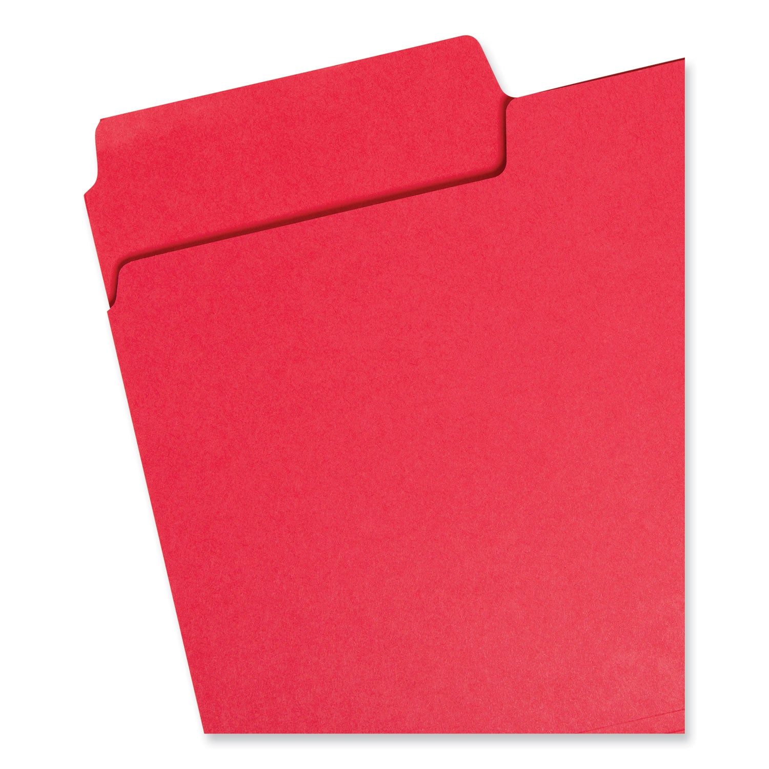 SuperTab Colored File Folders, 1/3-Cut Tabs: Assorted, Legal Size, 0.75" Expansion, 14-pt Stock, Assorted Colors, 50/Box -