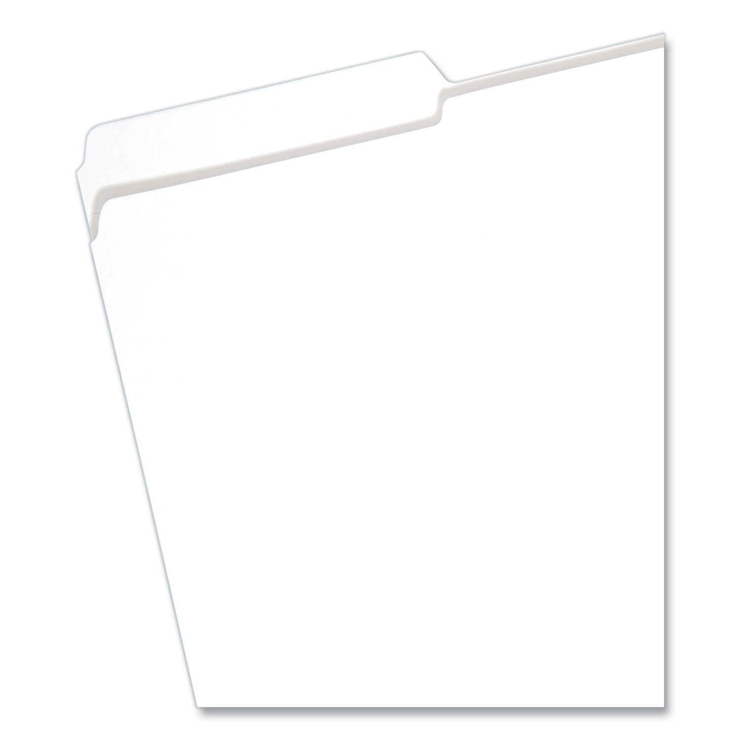 Reinforced Top Tab Colored File Folders, 1/3-Cut Tabs: Assorted, Legal Size, 0.75" Expansion, White, 100/Box -