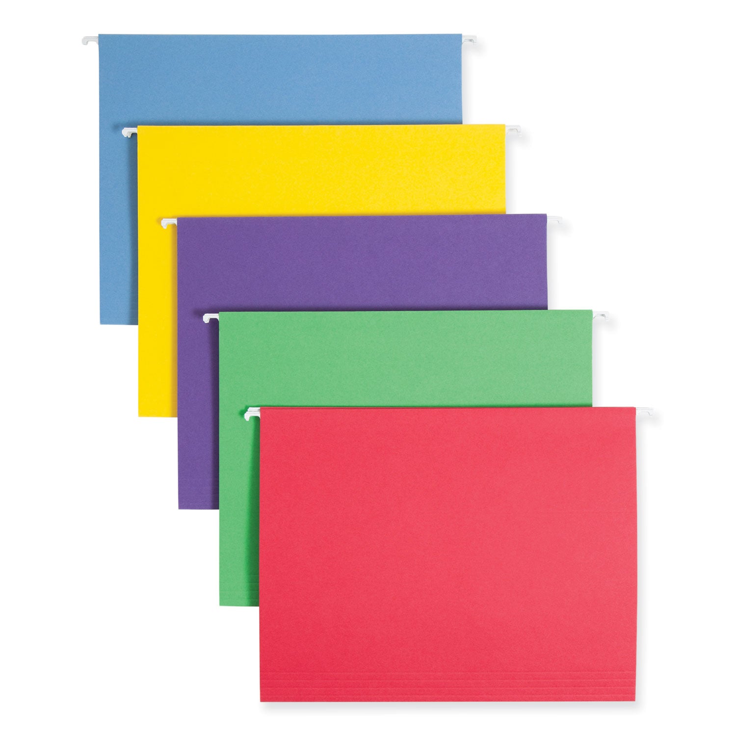 Color Hanging Folders with 1/3 Cut Tabs, Letter Size, 1/3-Cut Tabs, Assorted Colors, 25/Box -