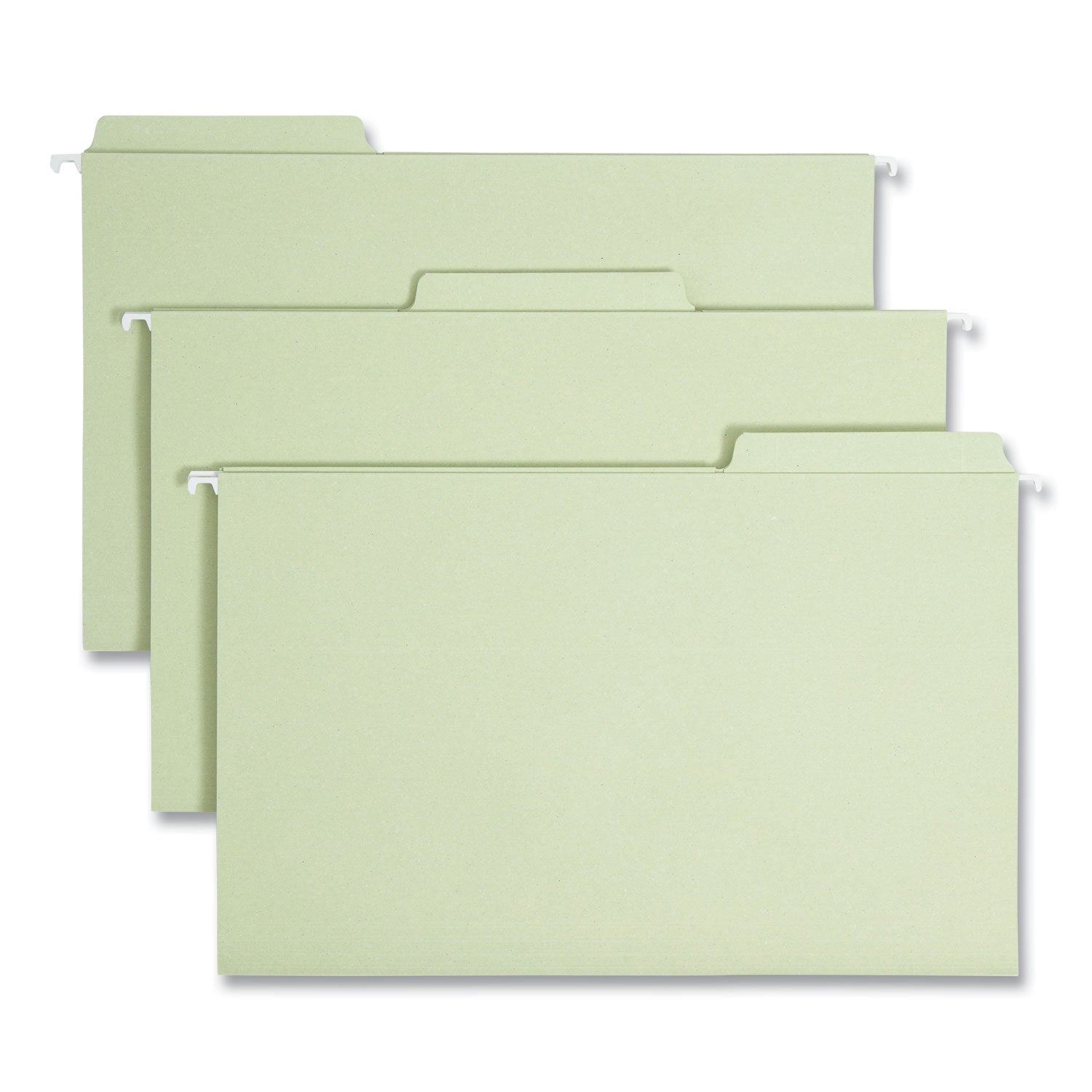 FasTab Hanging Folders, Legal Size, 1/3-Cut Tabs, Moss, 20/Box -