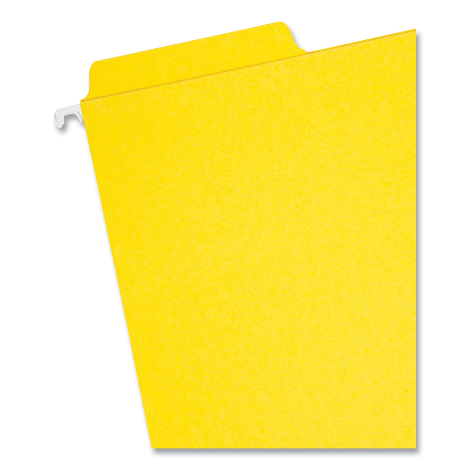 FasTab Hanging Folders, Letter Size, 1/3-Cut Tabs, Yellow, 20/Box -