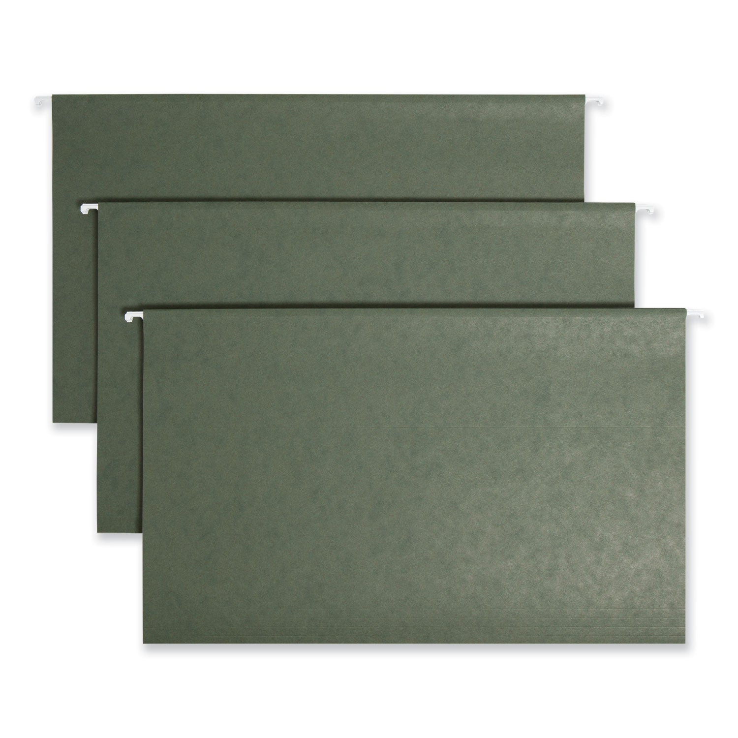 TUFF Hanging Folders with Easy Slide Tab, Legal Size, 1/3-Cut Tabs, Standard Green, 20/Box -