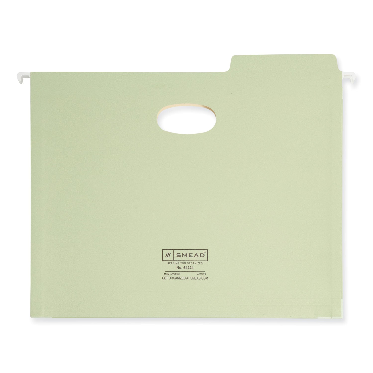 FasTab TUFF Hanging Pockets, Letter Size, 1/3-Cut Tabs, Moss, 9/Box -