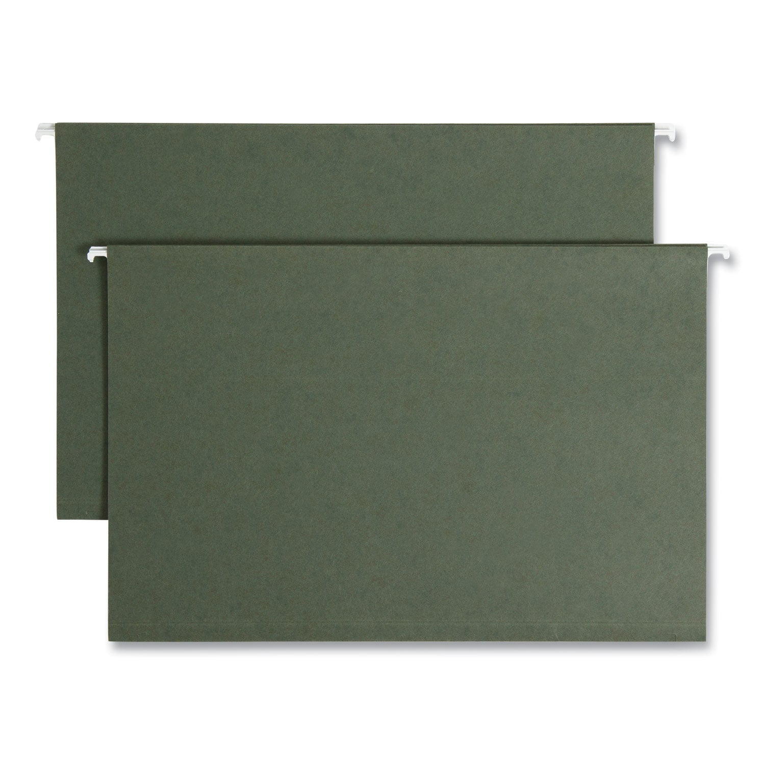 Box Bottom Hanging File Folders, 1" Capacity, Legal Size, Standard Green, 25/Box -