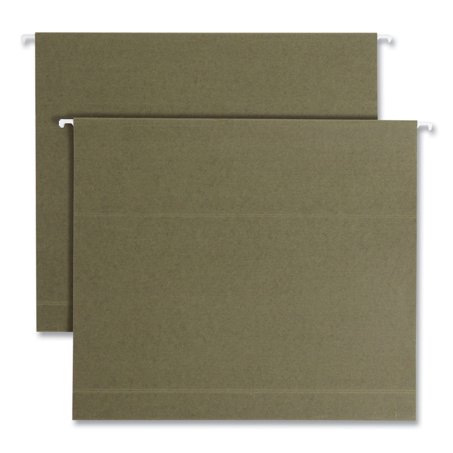 Box Bottom Hanging File Folders, 2" Capacity, Letter Size, Standard Green, 25/Box -
