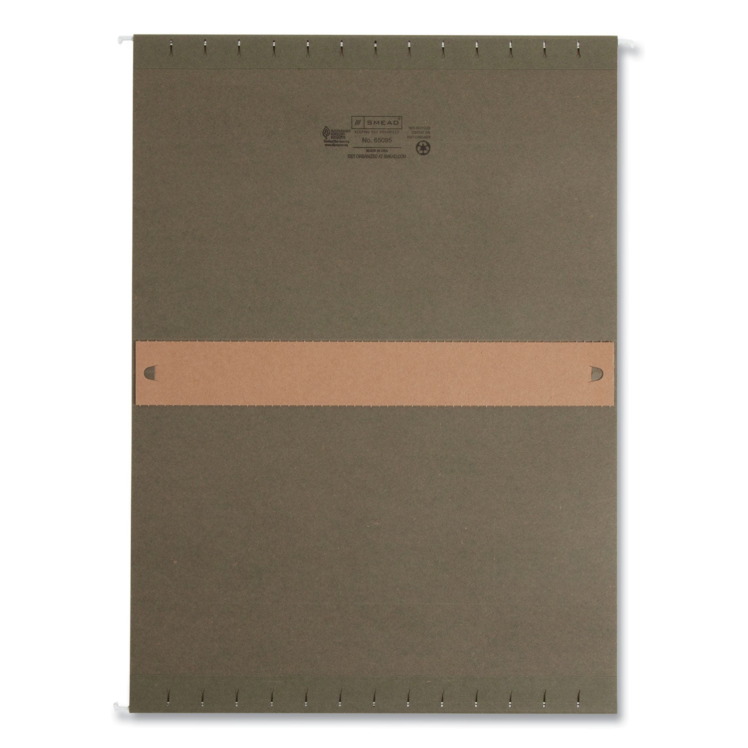 Box Bottom Hanging File Folders, 2" Capacity, Legal Size, Standard Green, 25/Box -