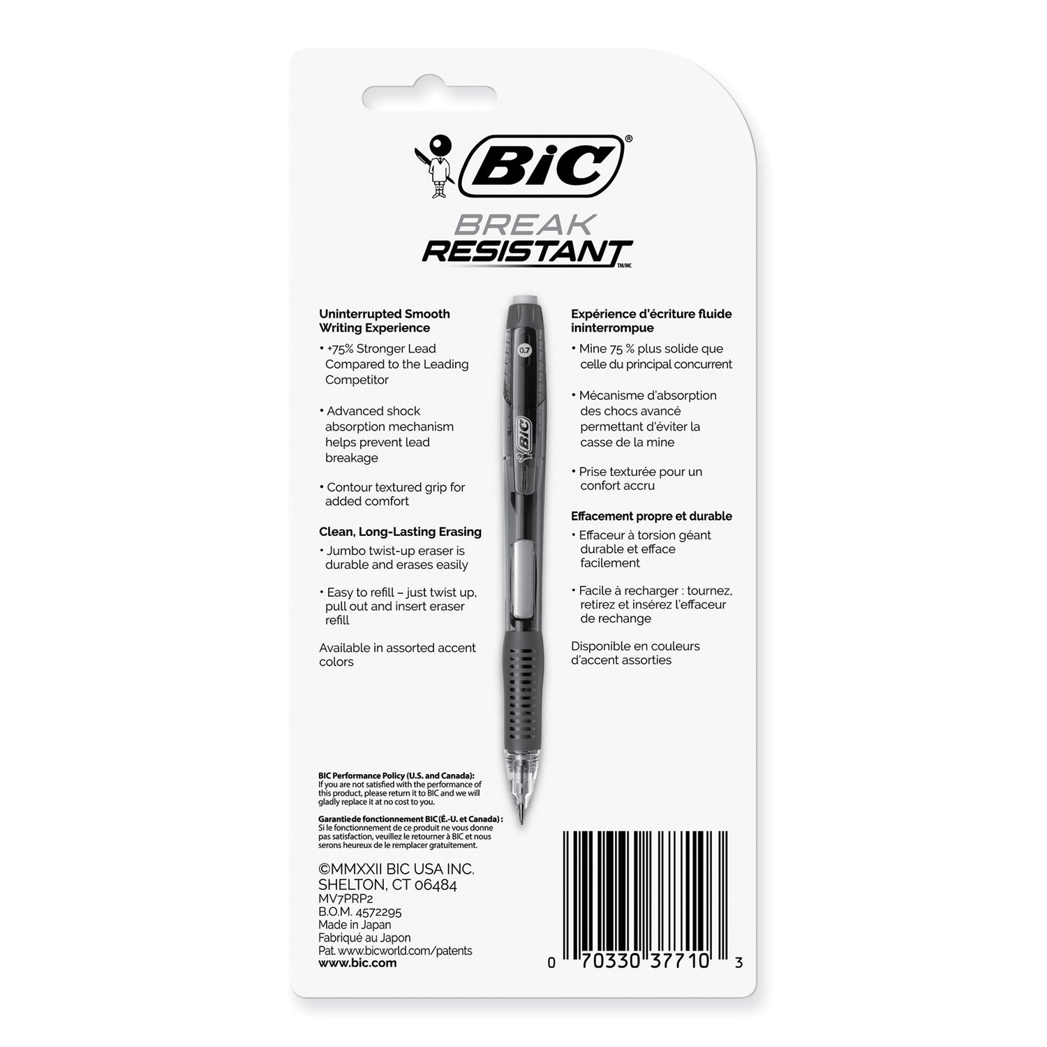 break-resistant-mechanical-pencils-with-erasers-07-mm-hb-#2-black-lead-assorted-barrel-colors-2-pack_bicmv7prp2blk - 2
