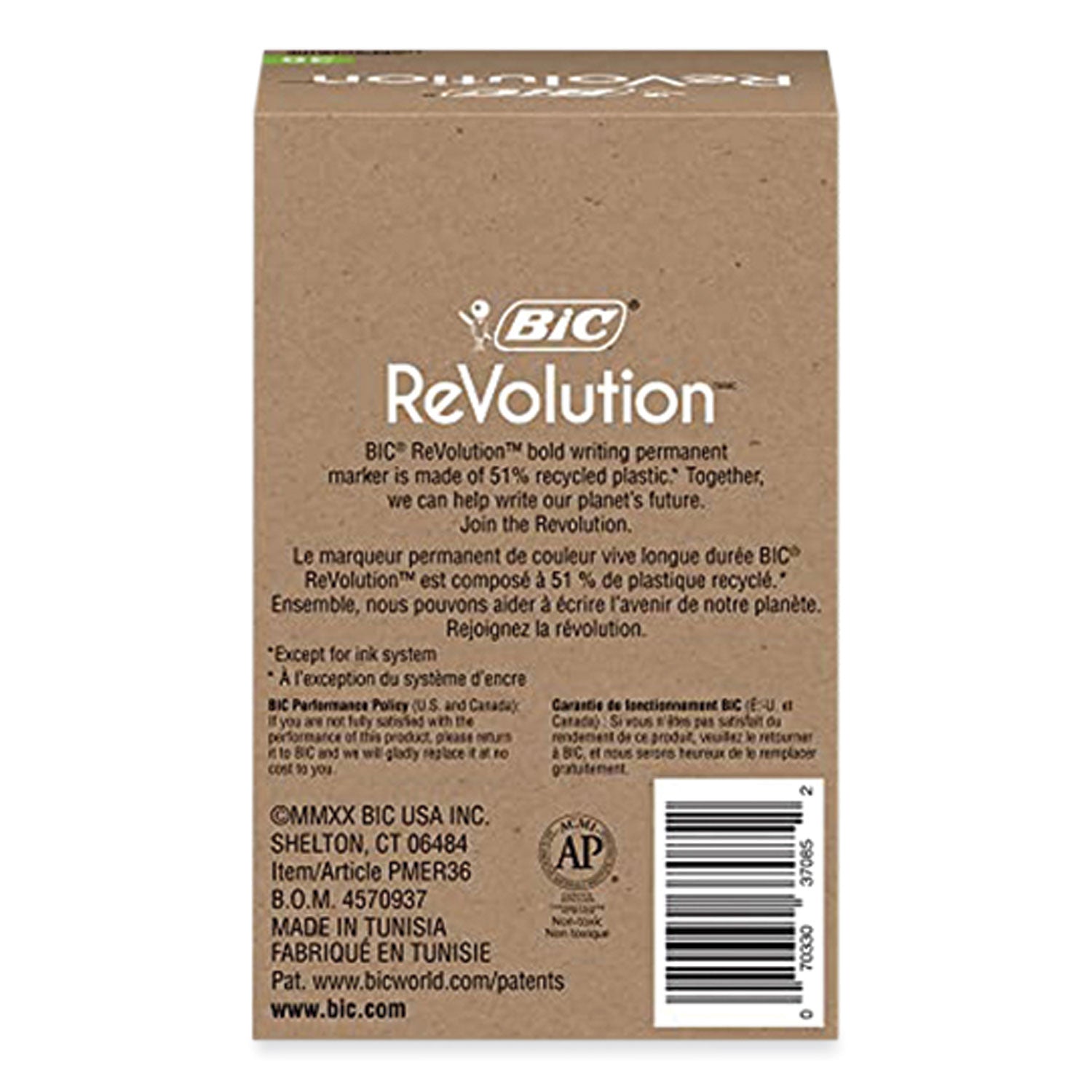 revolution-permanent-markers-fine-bullet-tip-assorted-colors-36-pack_bicpmer36ast - 2
