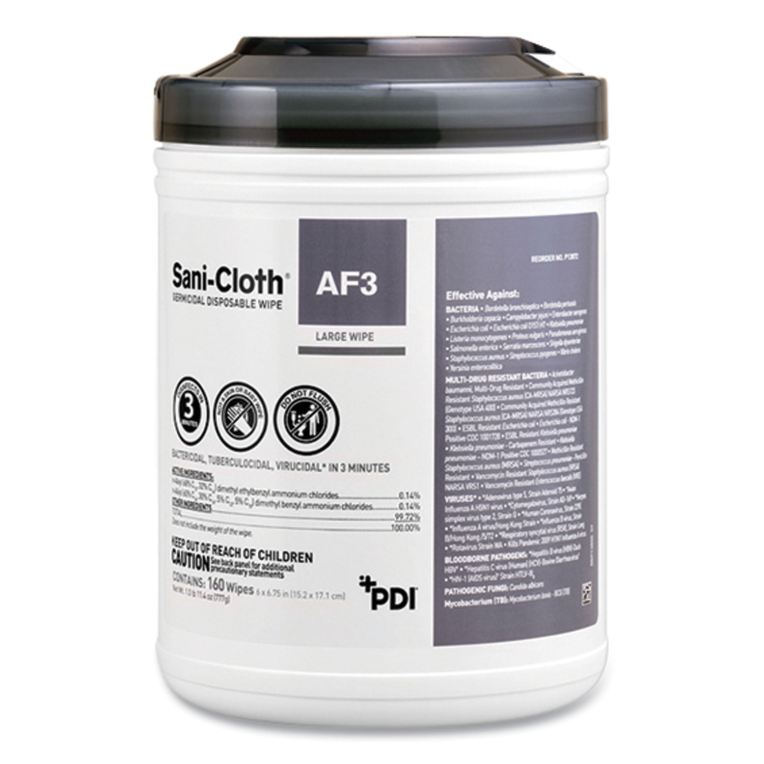 sani-cloth-af3-germicidal-disposable-wipes-extra-large-1-ply-75-x-15-unscented-white-75-pack_pdip72584 - 1