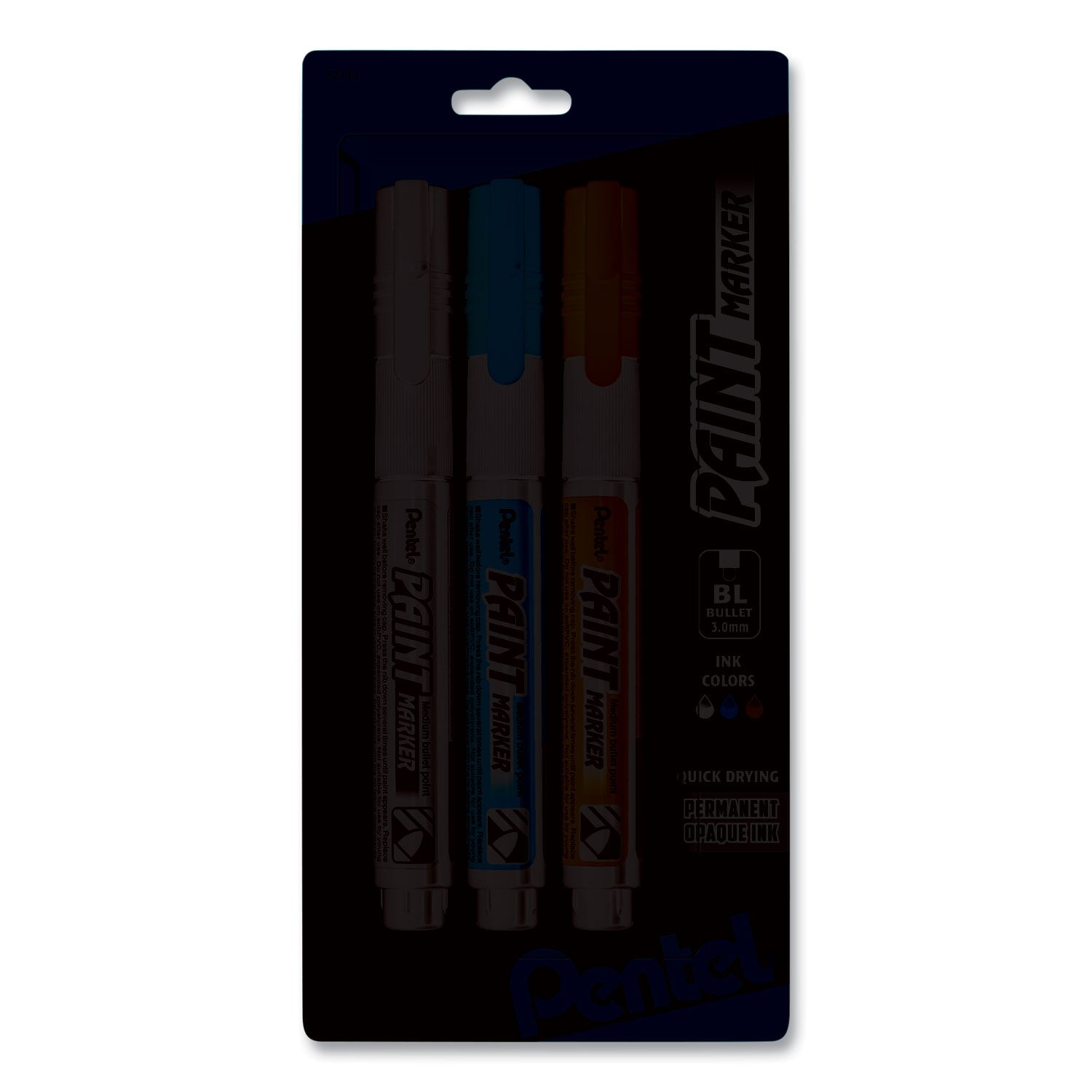 opaque-bullet-tip-paint-markers-medium-bullet-tip-assorted-colors-3-pack_pen20bp3m - 1