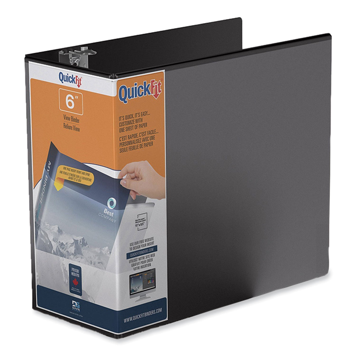 quickfit-d-ring-view-binder-3-rings-6-capacity-11-x-85-black_stw870801 - 2