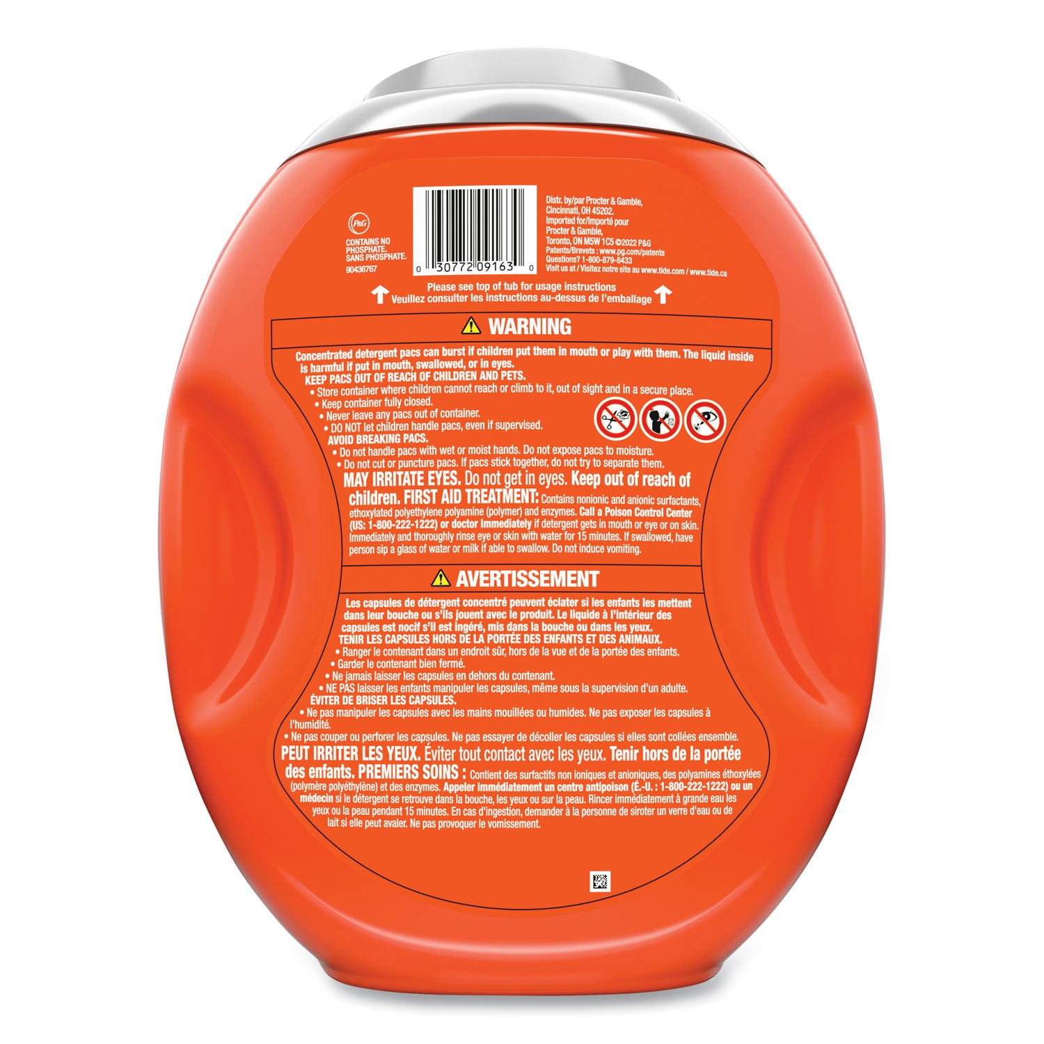 hygienic-clean-heavy-10x-duty-power-pods-original-scent-76-oz-tub-45-pods-4-carton_pgc09163 - 2