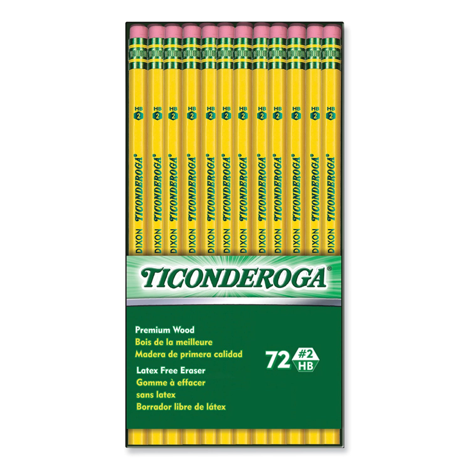pencils-hb-#2-black-lead-yellow-barrel-72-pack_dixx33904x - 1