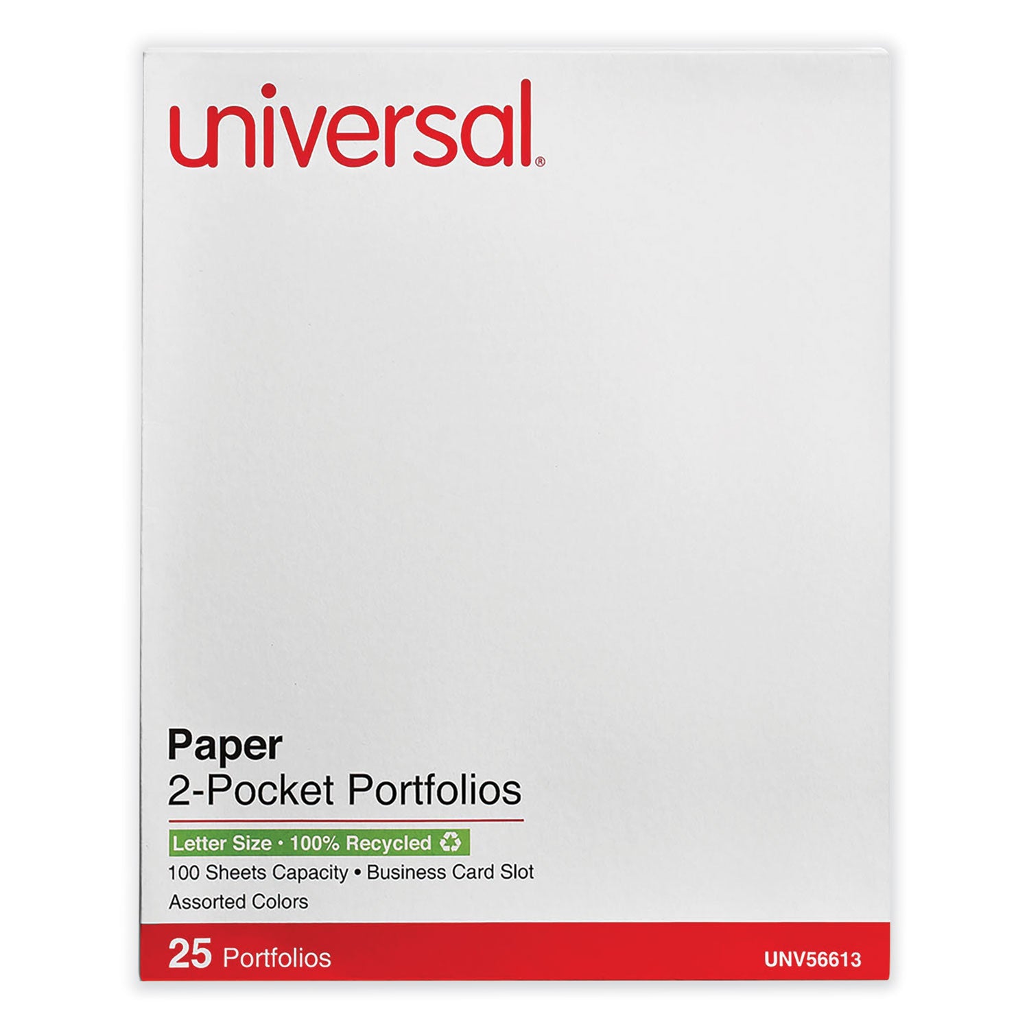 Two-Pocket Portfolio, Embossed Leather Grain Paper, 11 x 8.5, Assorted Colors, 25/Box -