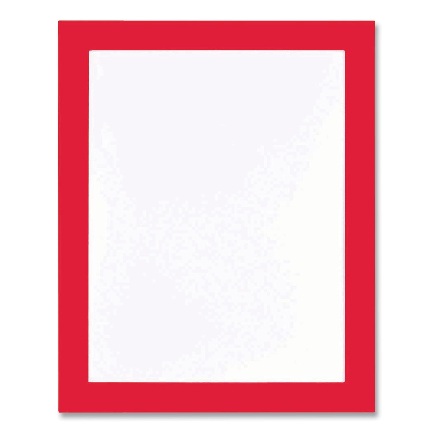 self-adhesive-sign-holders-11-x-17-insert-clear-with-red-border-2-pack_def68886r - 1