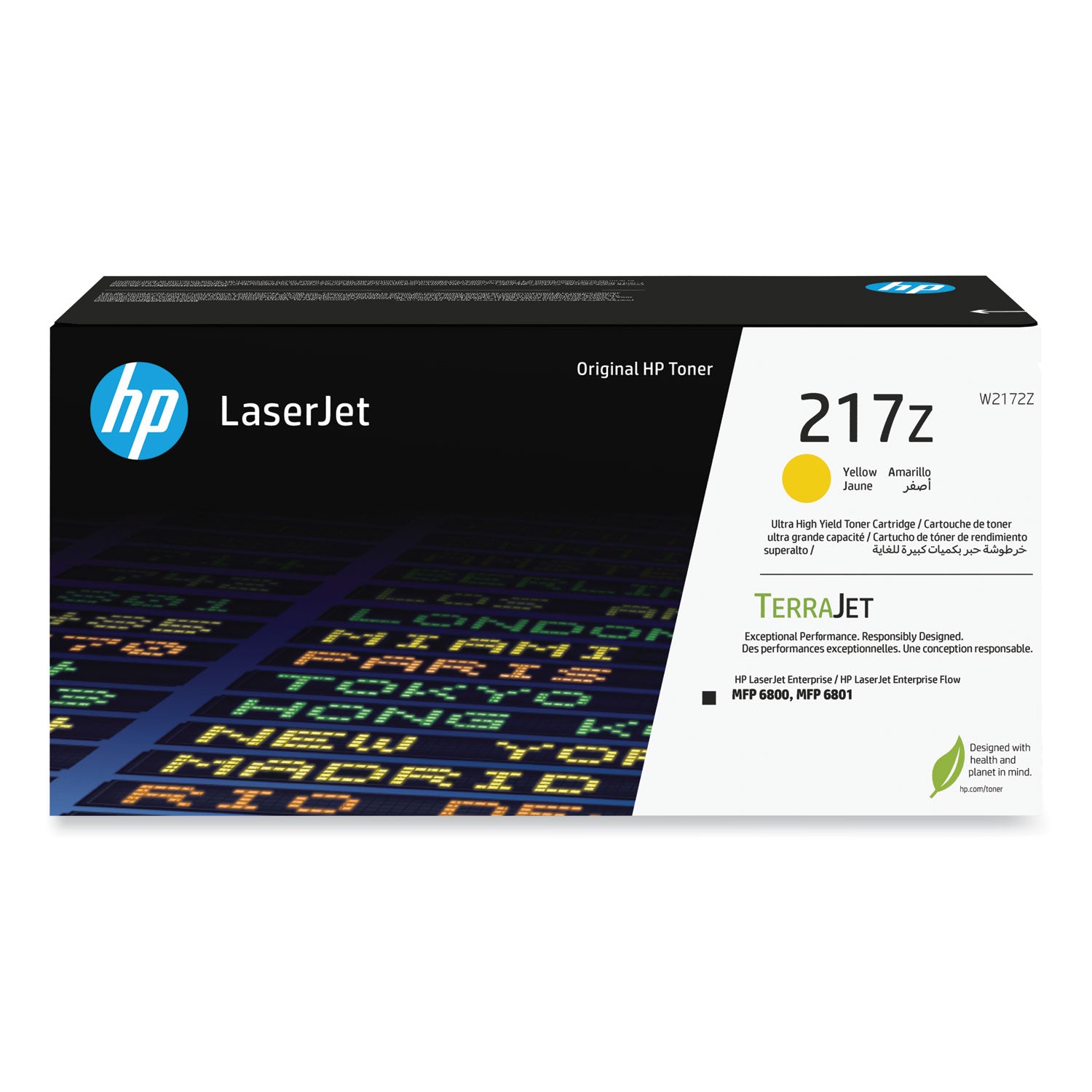 HP 217Z Original Laser Toner Cartridge - Yellow Pack - 1