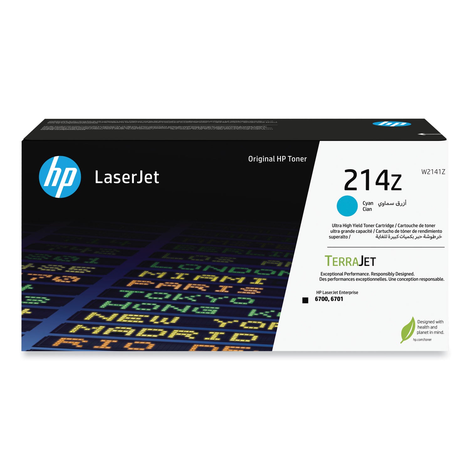 HP 214Z Original Laser Toner Cartridge - Cyan Pack - 1