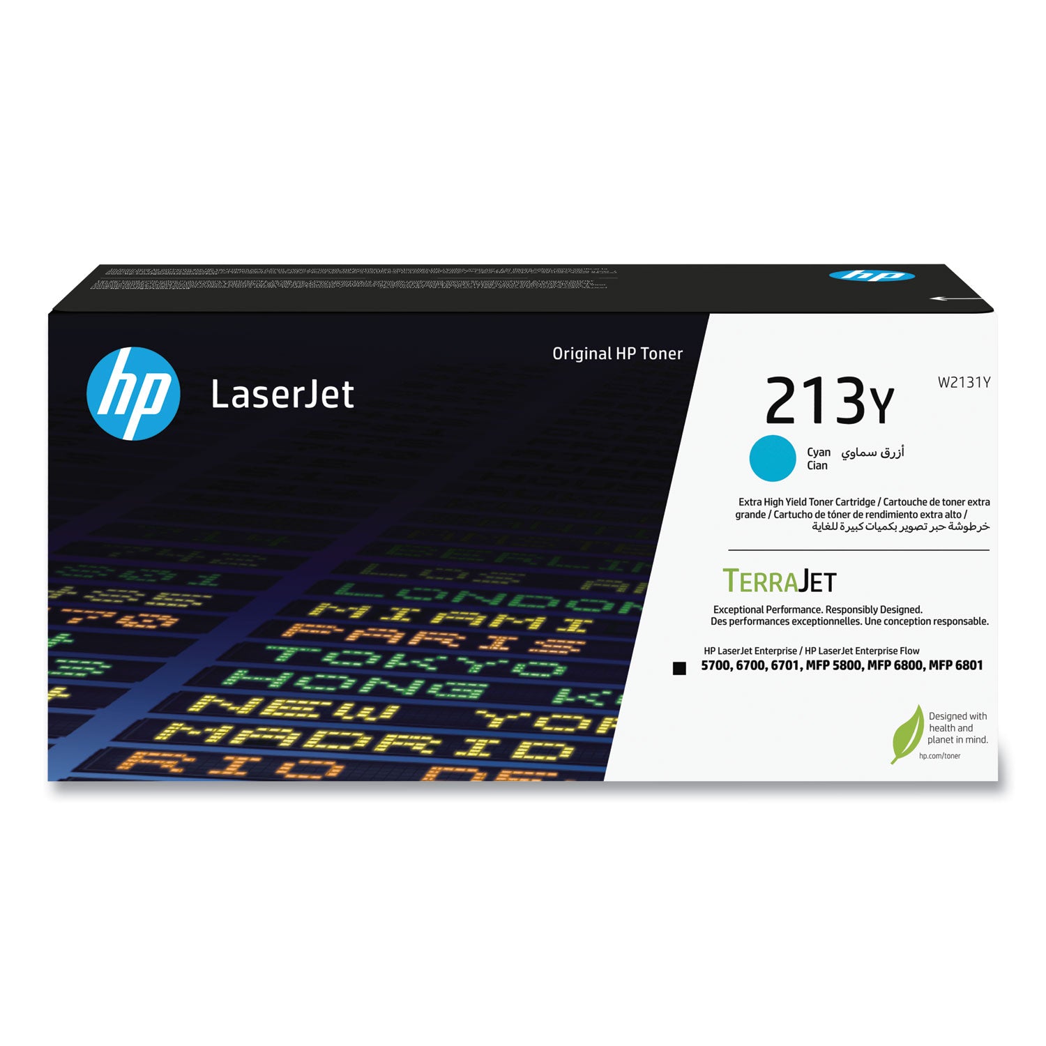 HP 213Y Original Laser Toner Cartridge - Cyan Pack - 1