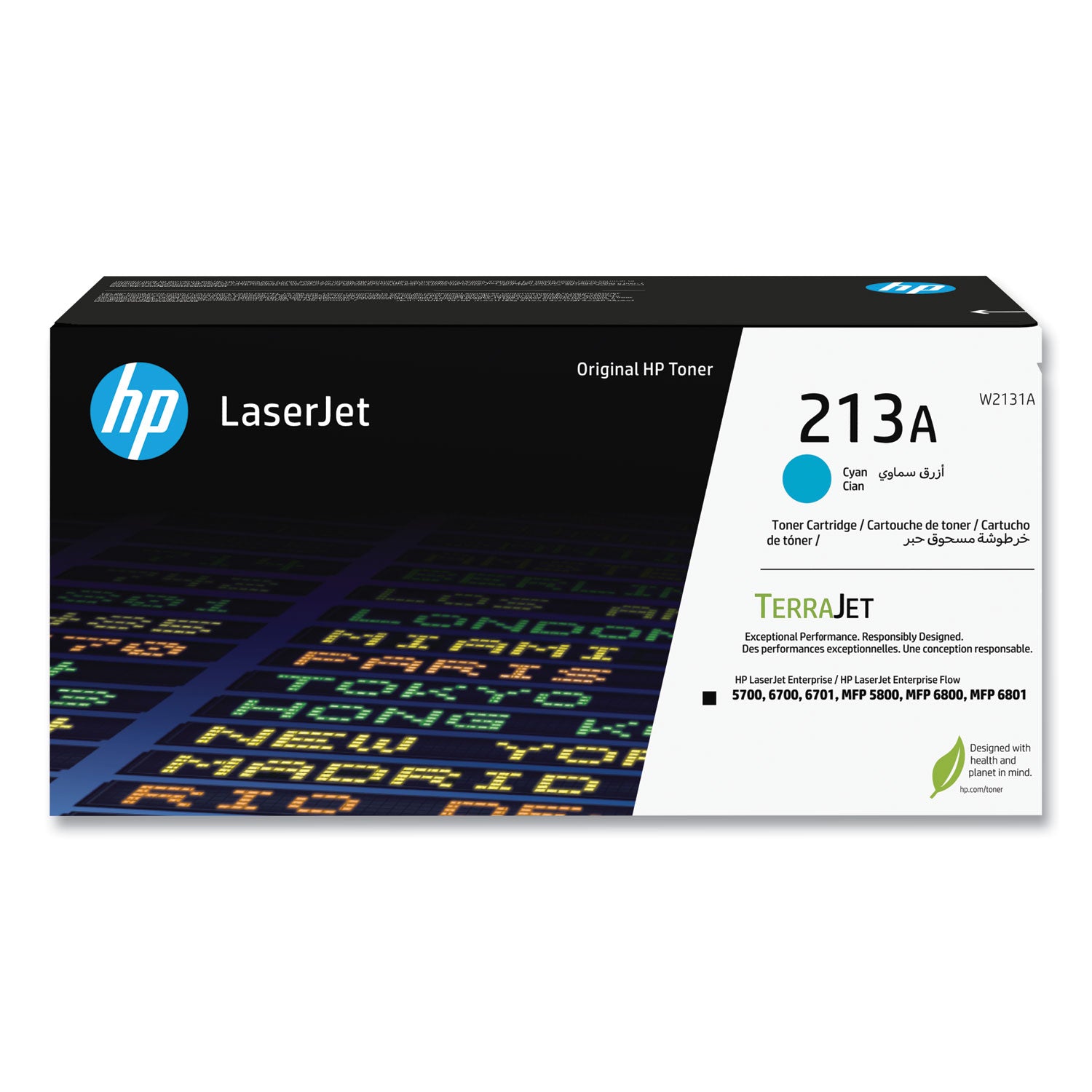 HP 213A Original Laser Toner Cartridge - Cyan Pack - 1