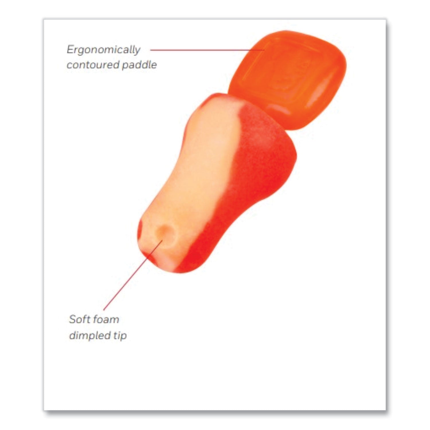 trustfit-plus-reusable-bell-shaped-uncorded-foam-earplugs-uncorded-one-size-fits-most-31-db-nrr-orange-1000-carton_howtfplus1 - 2