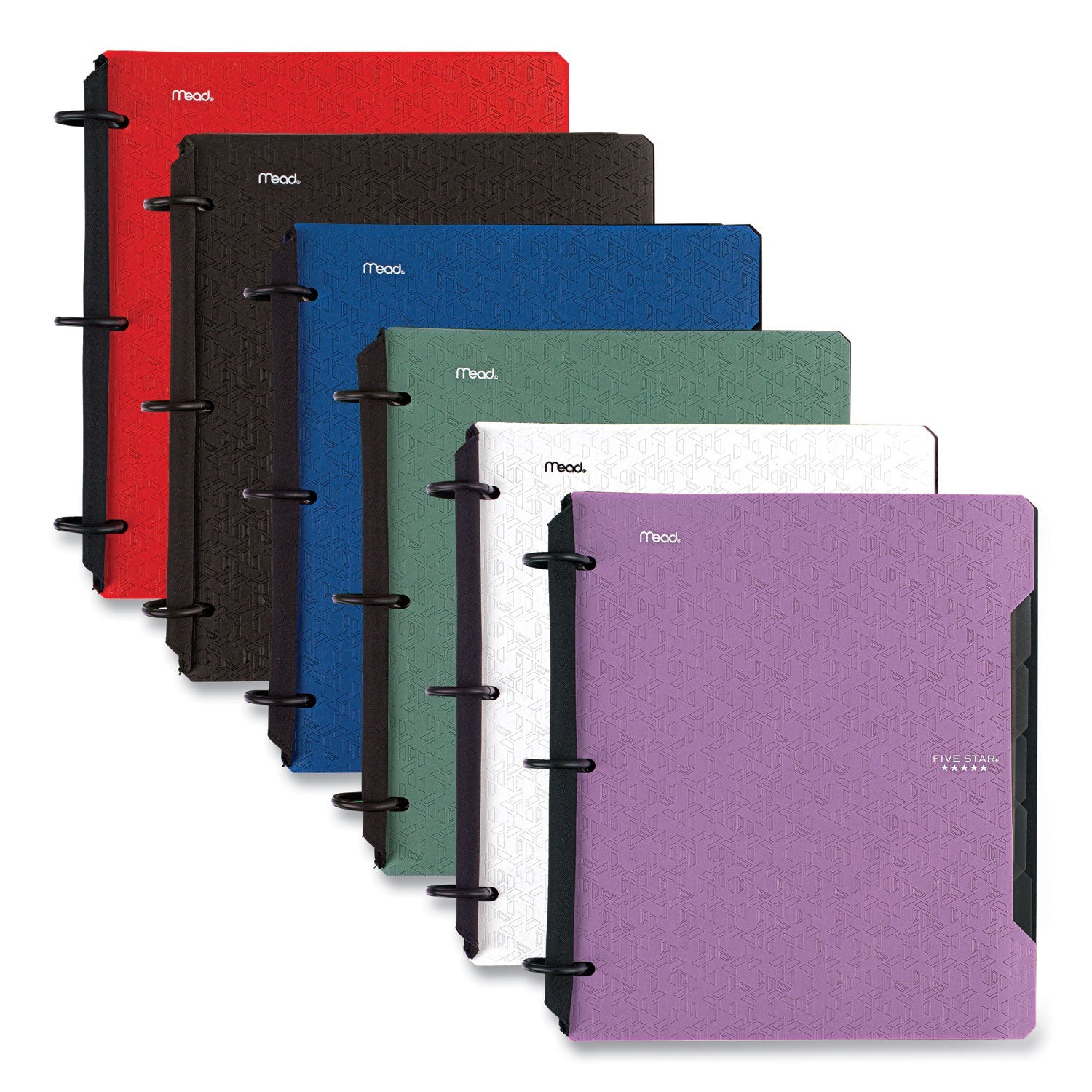 flex-notebinder-5-subject-medium-college-rule-randomly-assorted-cover-colors-60-11-x-85-sheets_mea29328 - 1