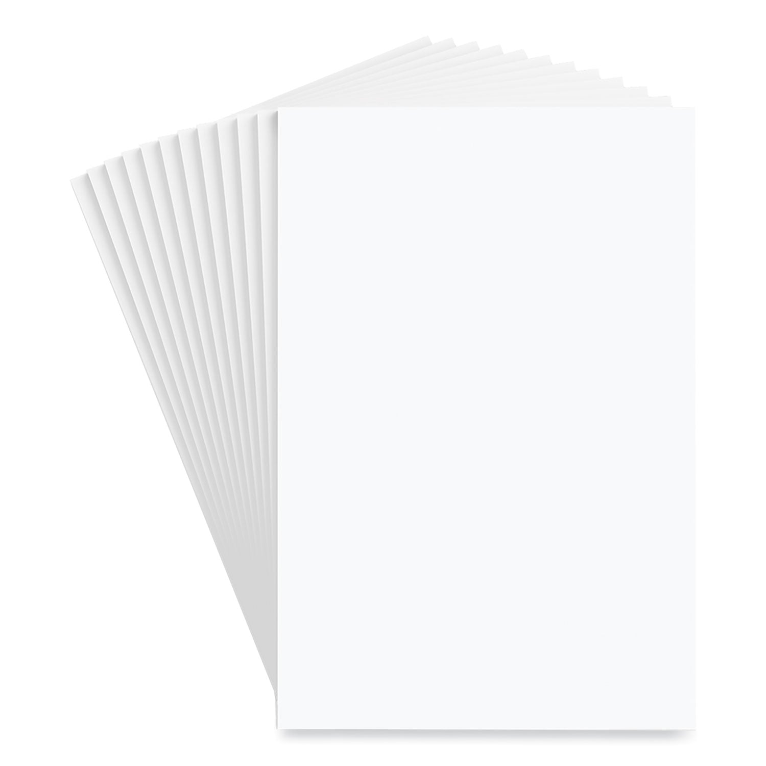 Scratch Pads, Unruled, 3 x 5, White, 100 Sheets, 12/Pack -